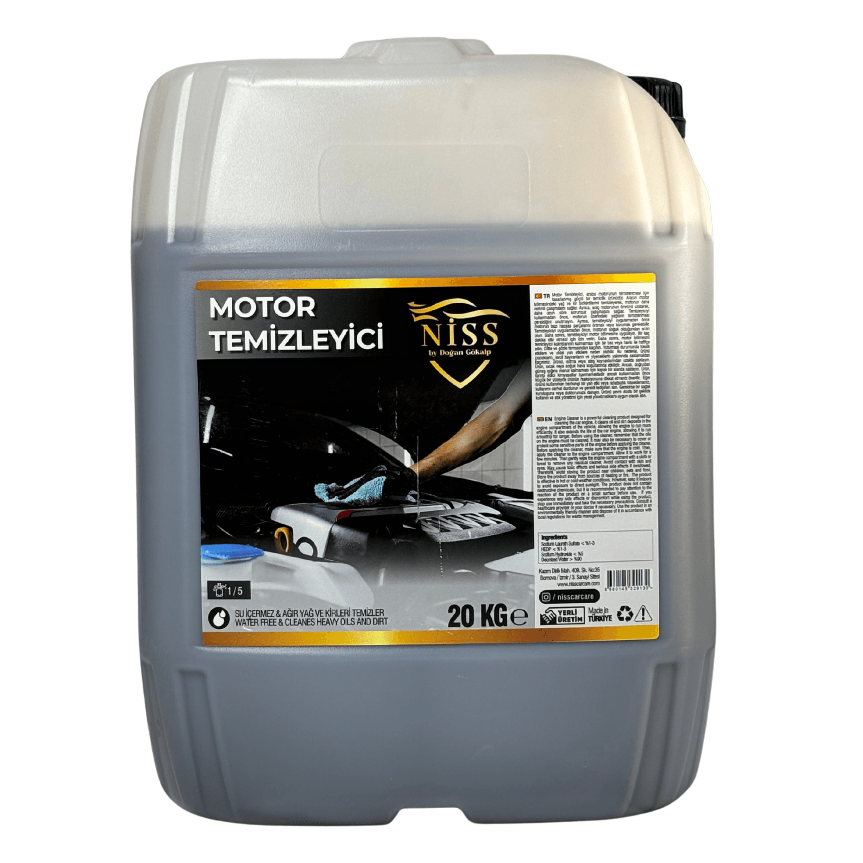 Motor Temizleyici ve Parlatıcı 20L
