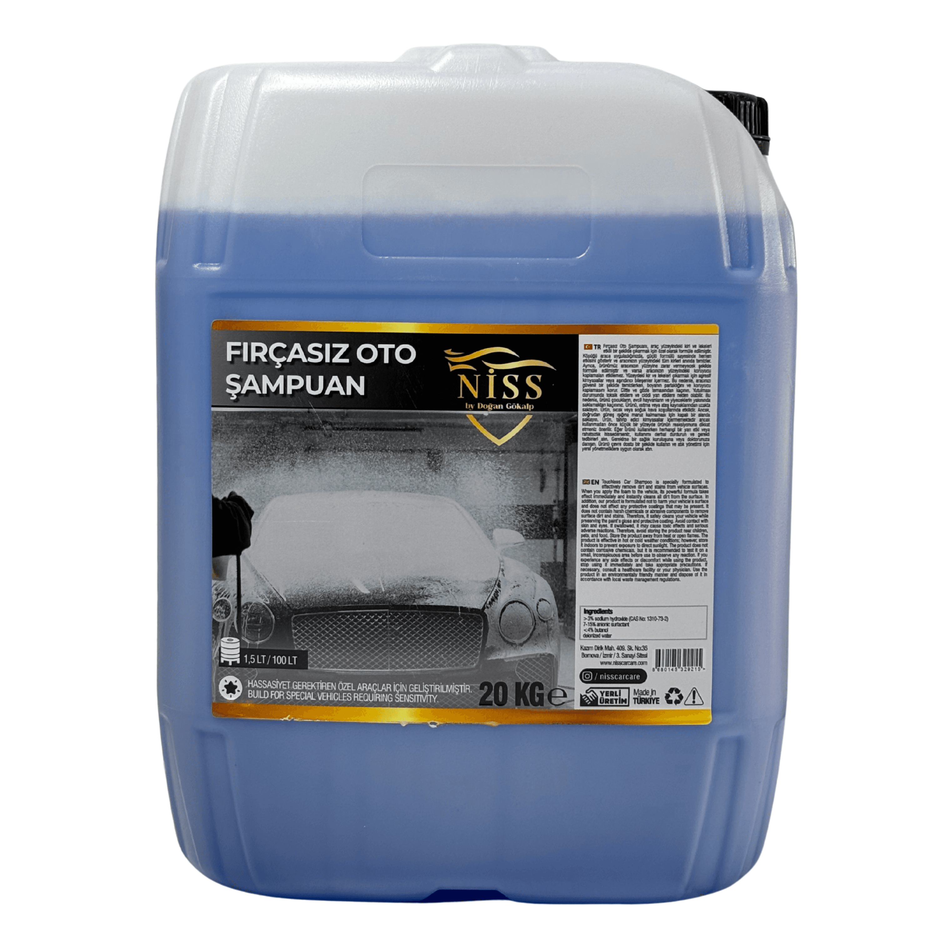 Fırçasız Oto Şampuanı 20L