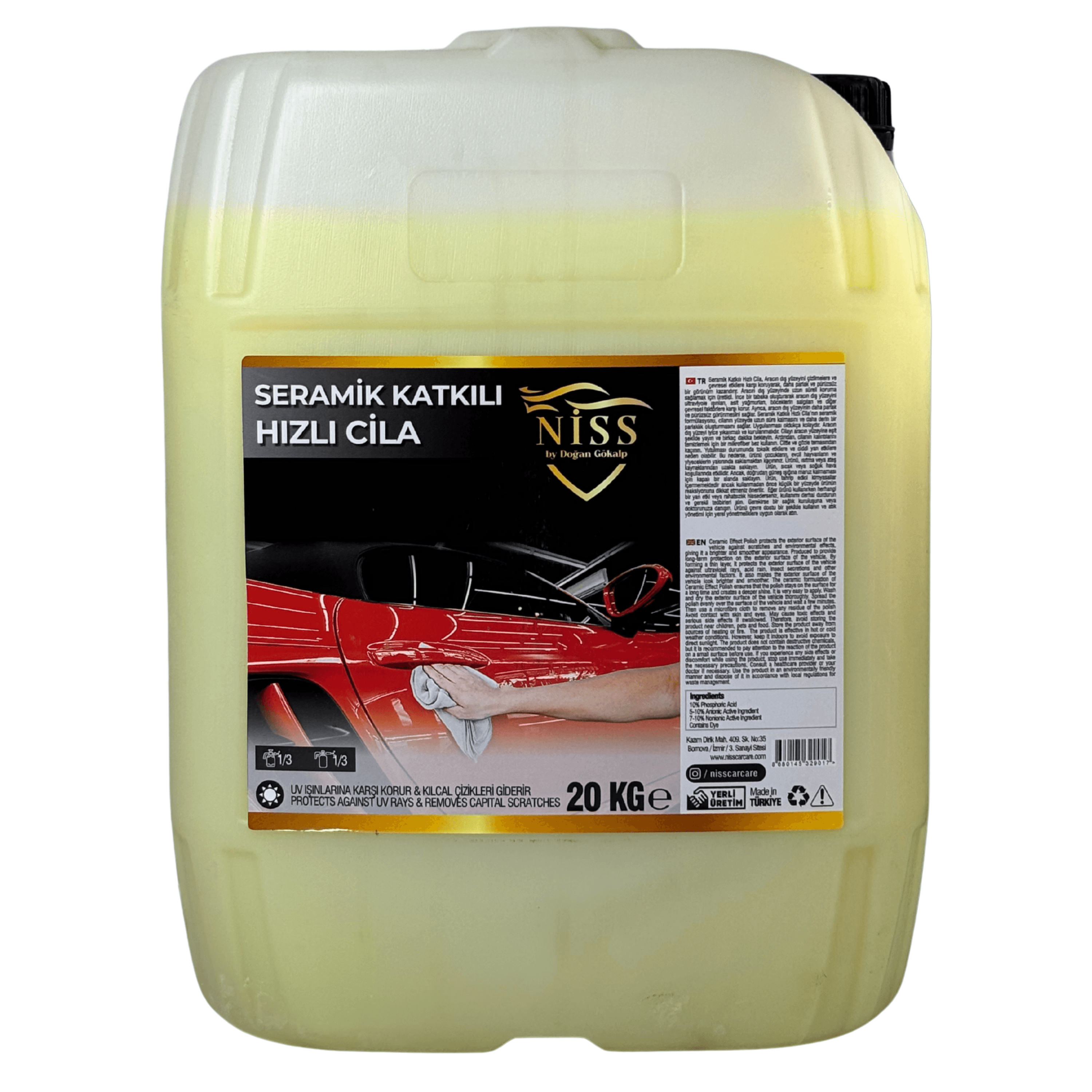 Seramik Katkılı Hızlı Cila 20L