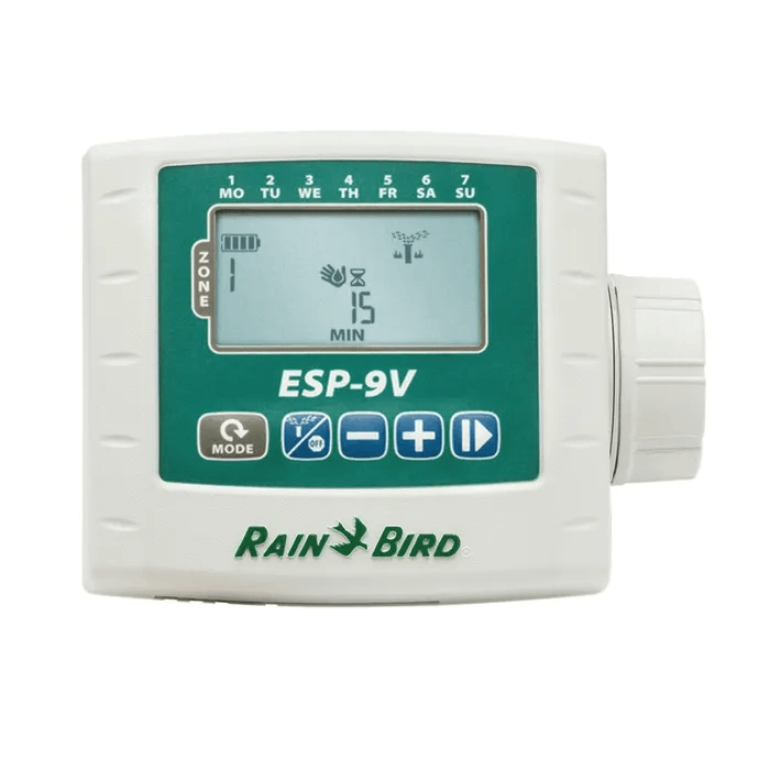 ESP-9V: YENİ, KULLANIMI KOLAY VE DAHA UZUN ÖMÜRLÜ 9V PİLLİ KONTROL ÜNITESI ESP-9V - solenoid içeren 1 istasyonlu model