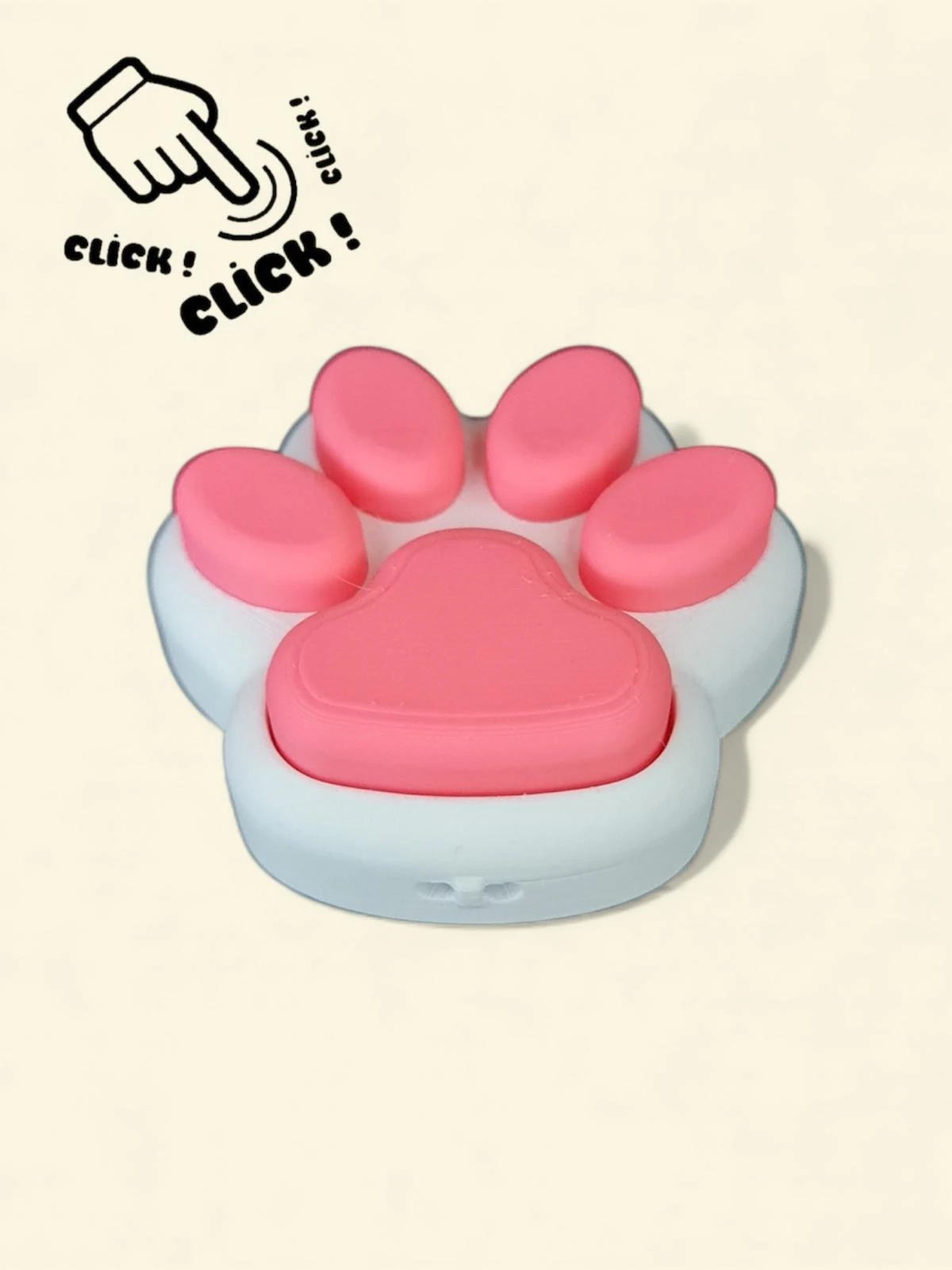 Kedi Patisi Clicker Anahtarlık