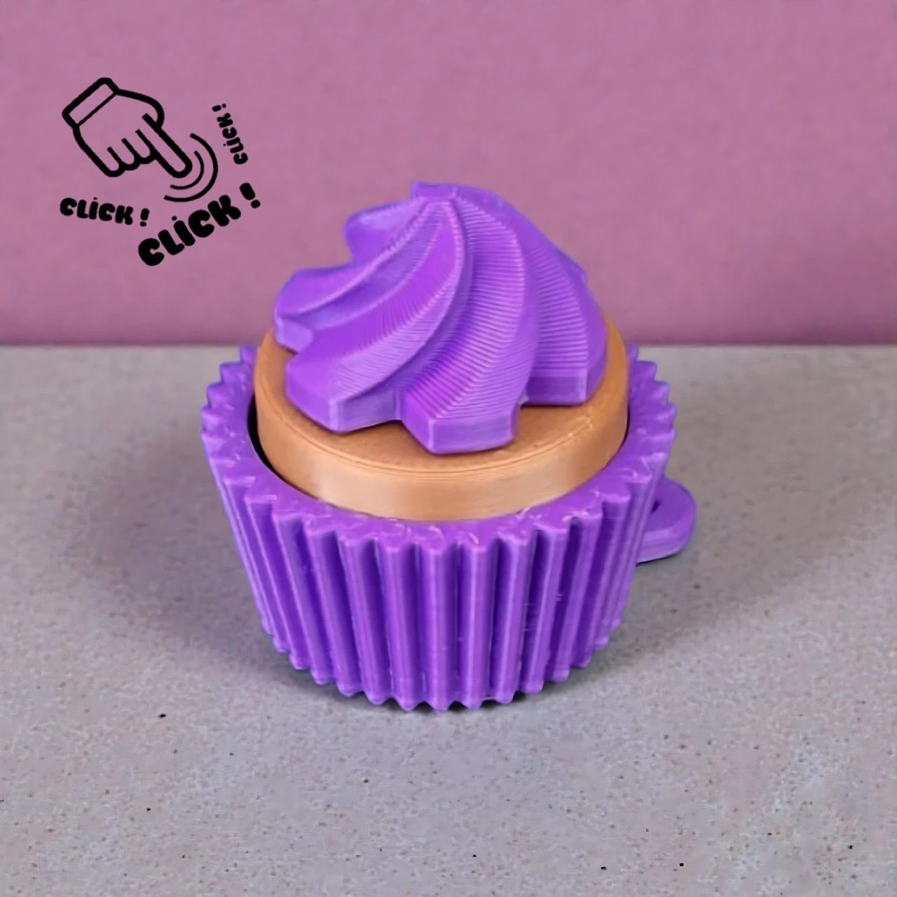 Cupcake Clicker Anahtarlık