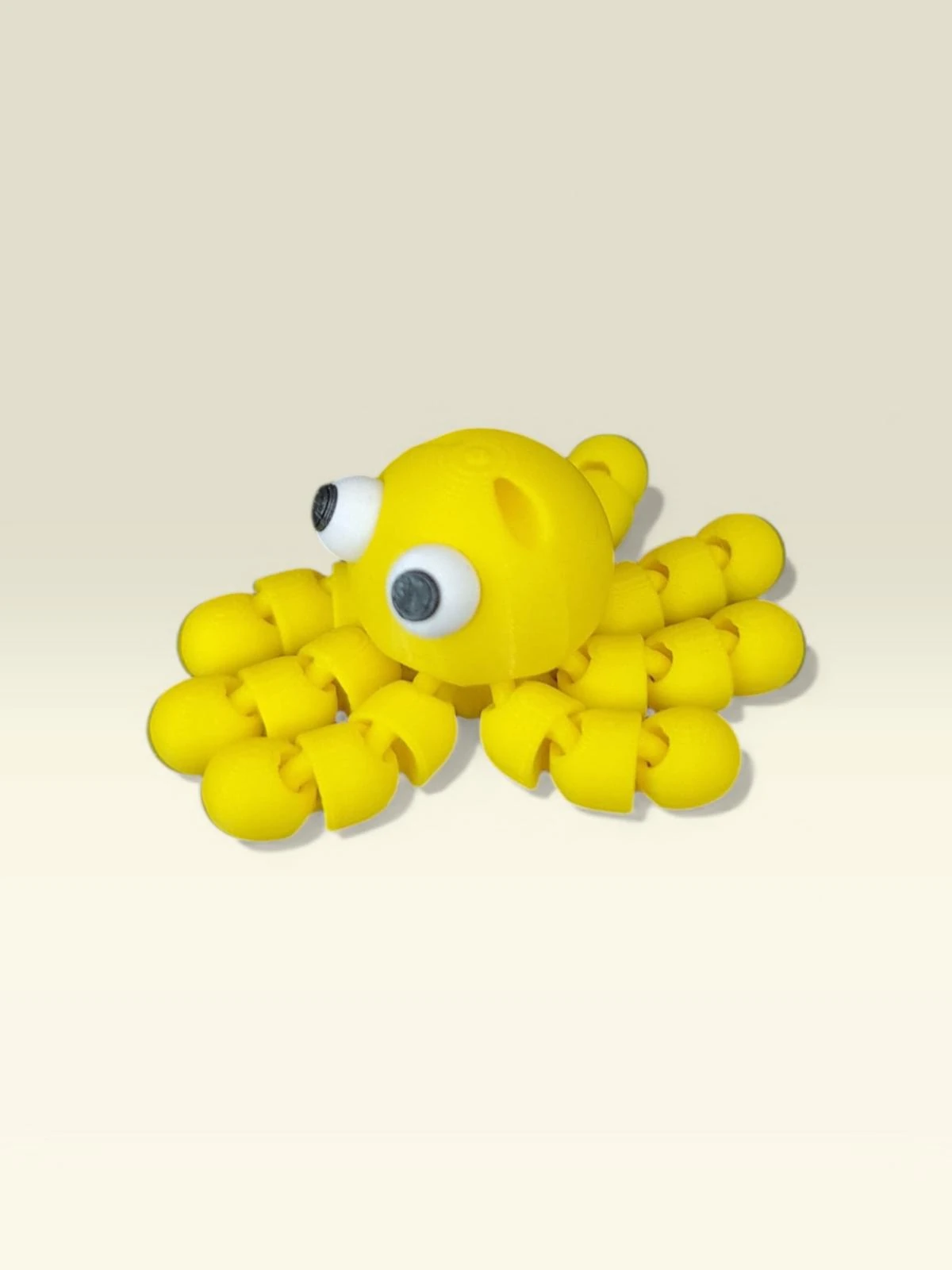 Ahtapot Flexi Anahtarlık - Sarı