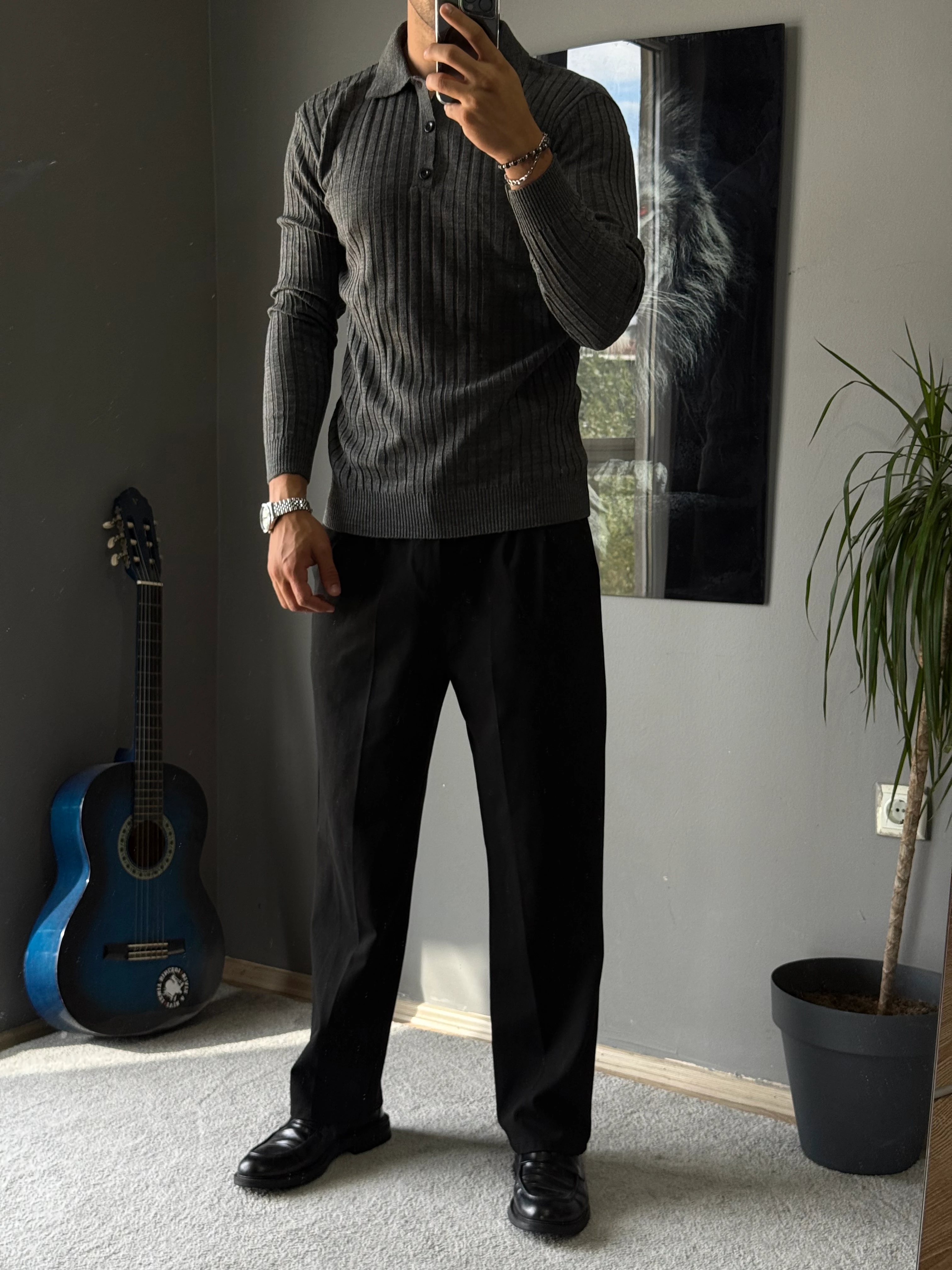 LAM GRİ Kazak/Triko