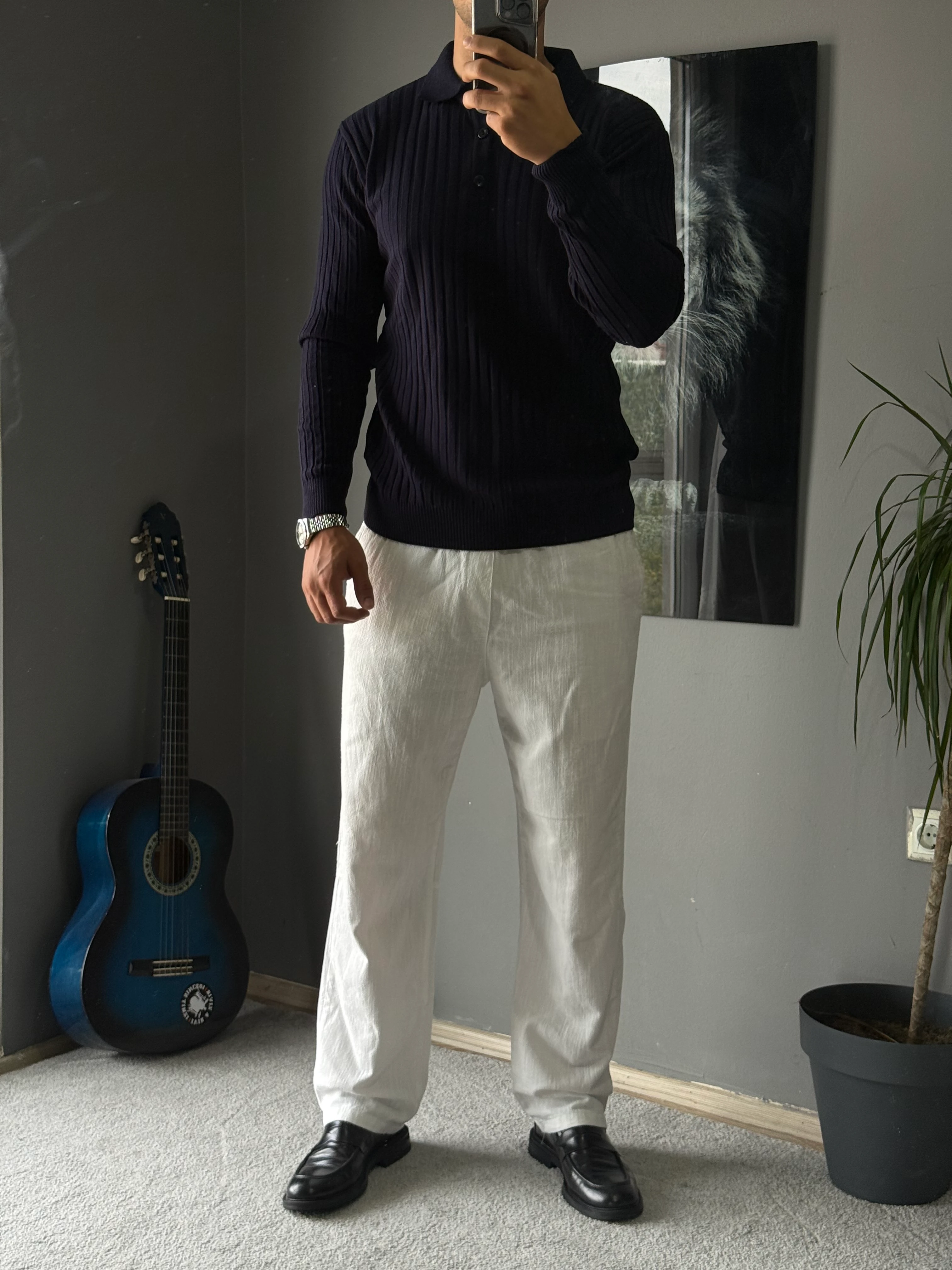 Lam Lacivert Kazak/Triko