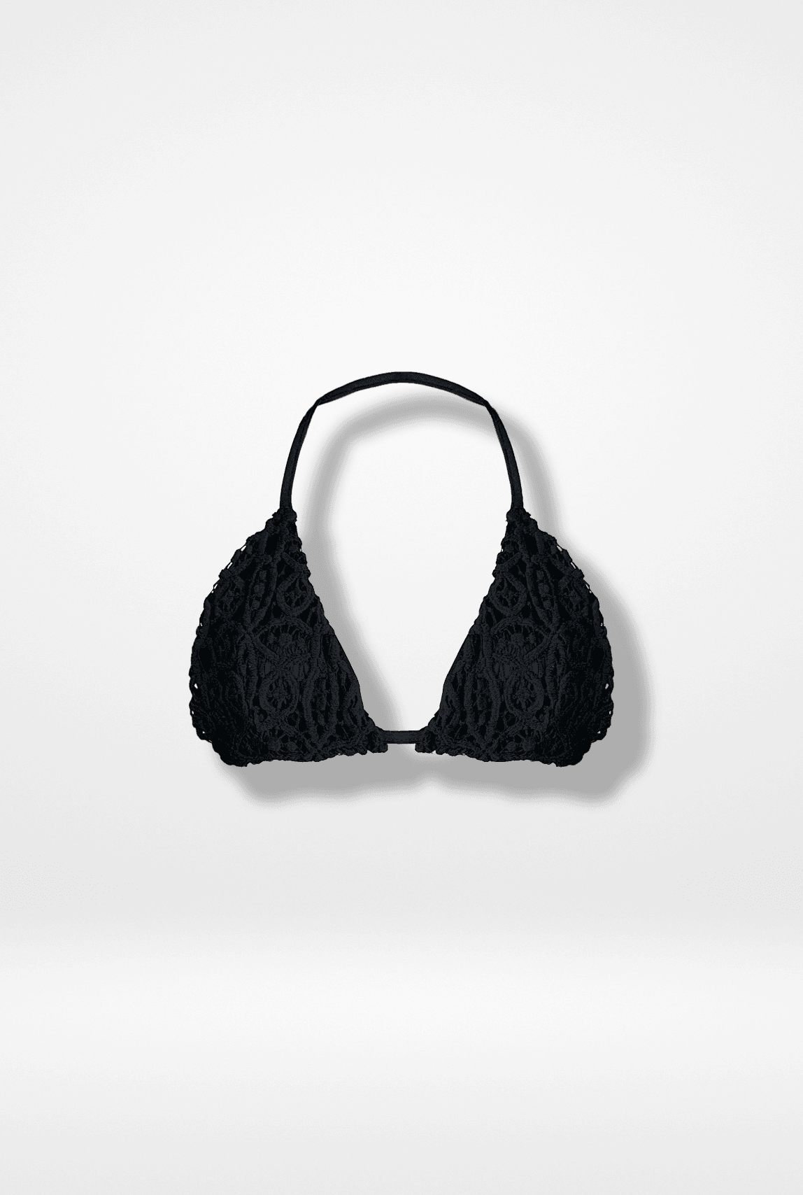 Siyah Dantel Bikini Üstü