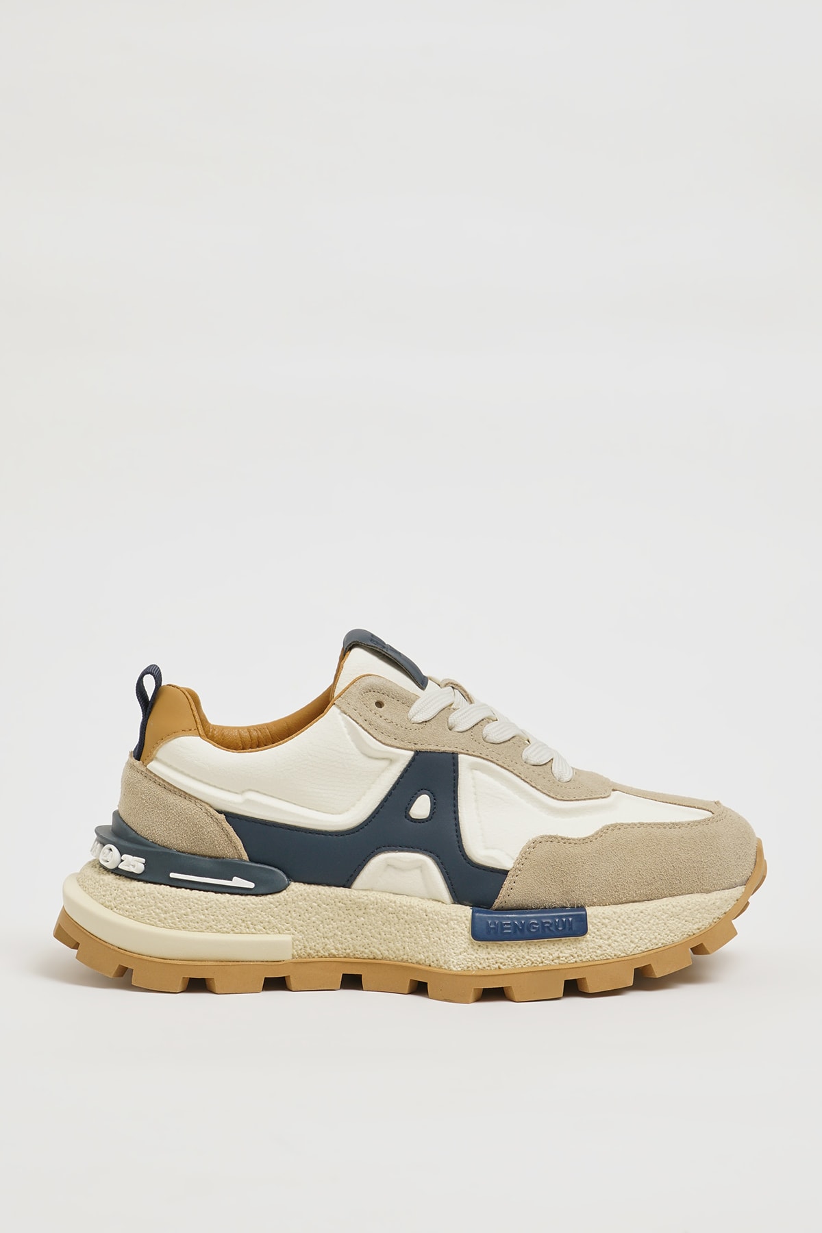 Oswin Model İthal Taban Kombinasyonlu Deri Sneaker Ayakkabı