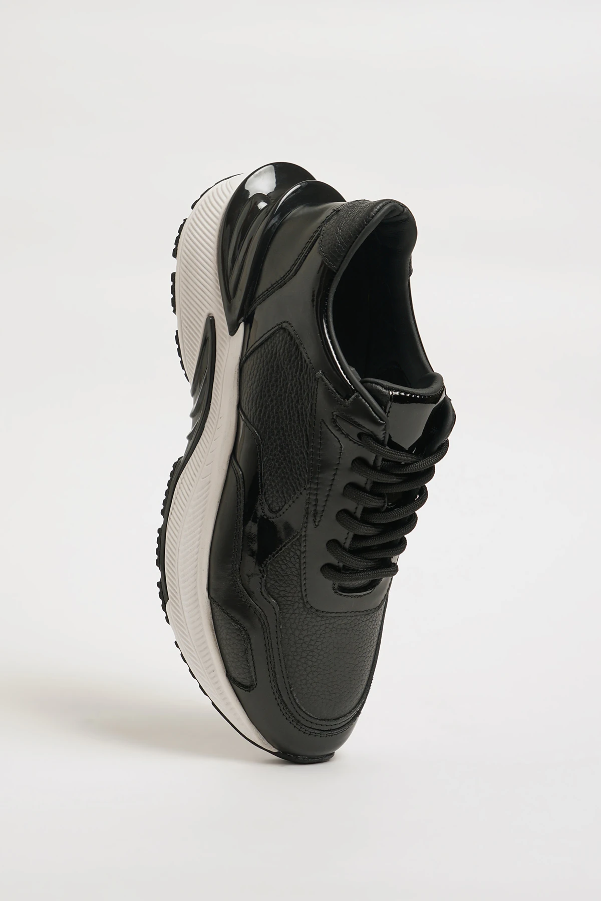 Sandigo Model İthal Taban Natural Deri Sneaker Ayakkabı