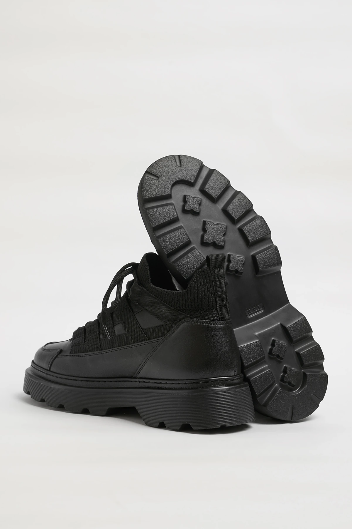 Roberto Model Eva Taban Kombinasyonlu Deri Bot