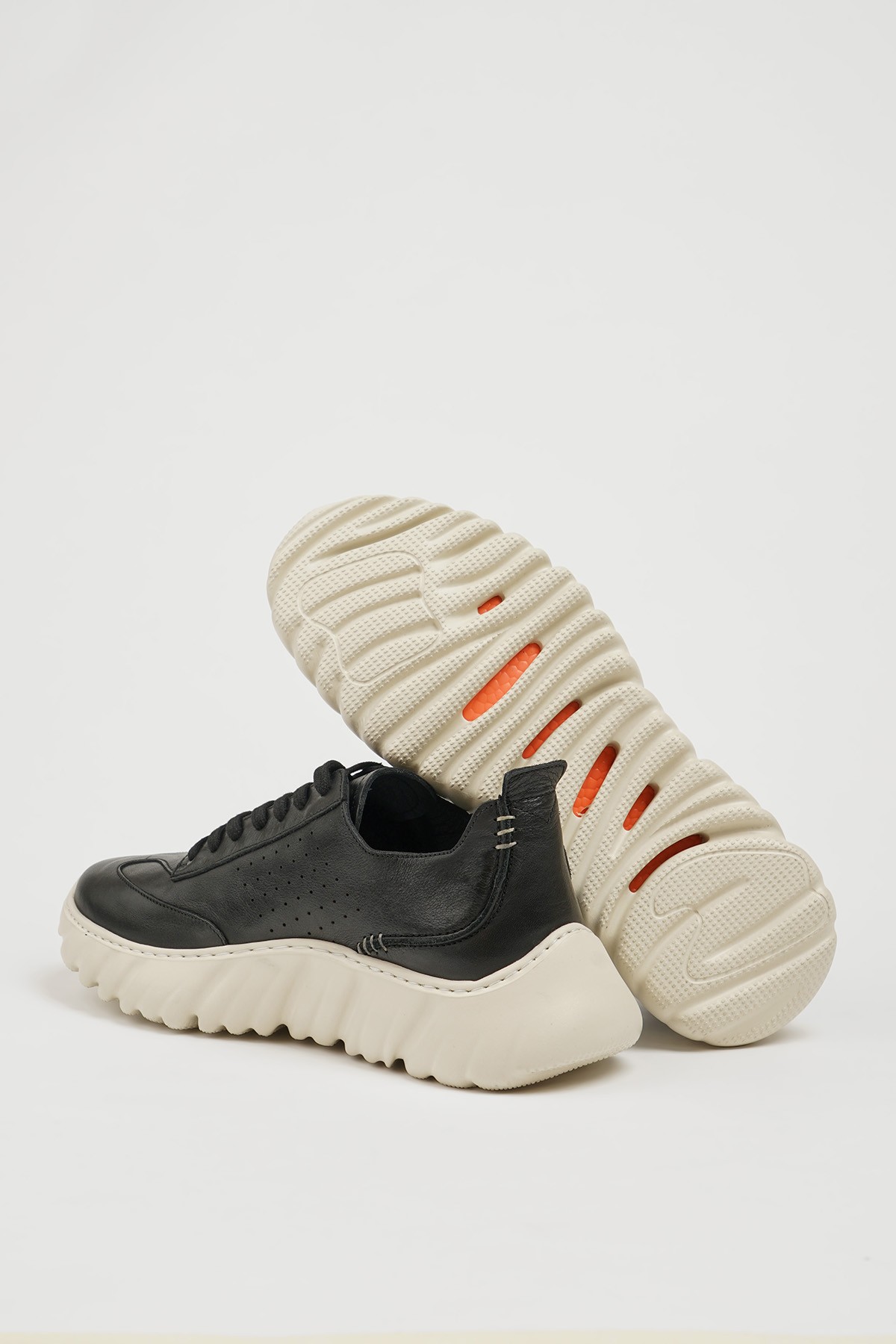 Jack Model Hakiki Natural Deri İthal Taban Sneaker Ayakkabı
