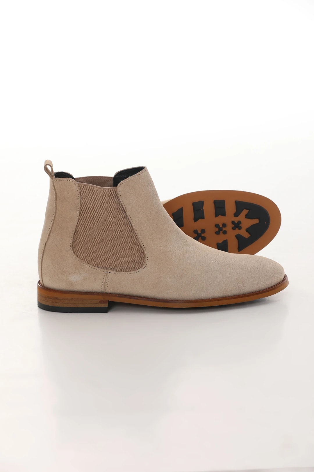 Romeo Model Süet Deri Enjeksiyon Taban Chelsea Bot