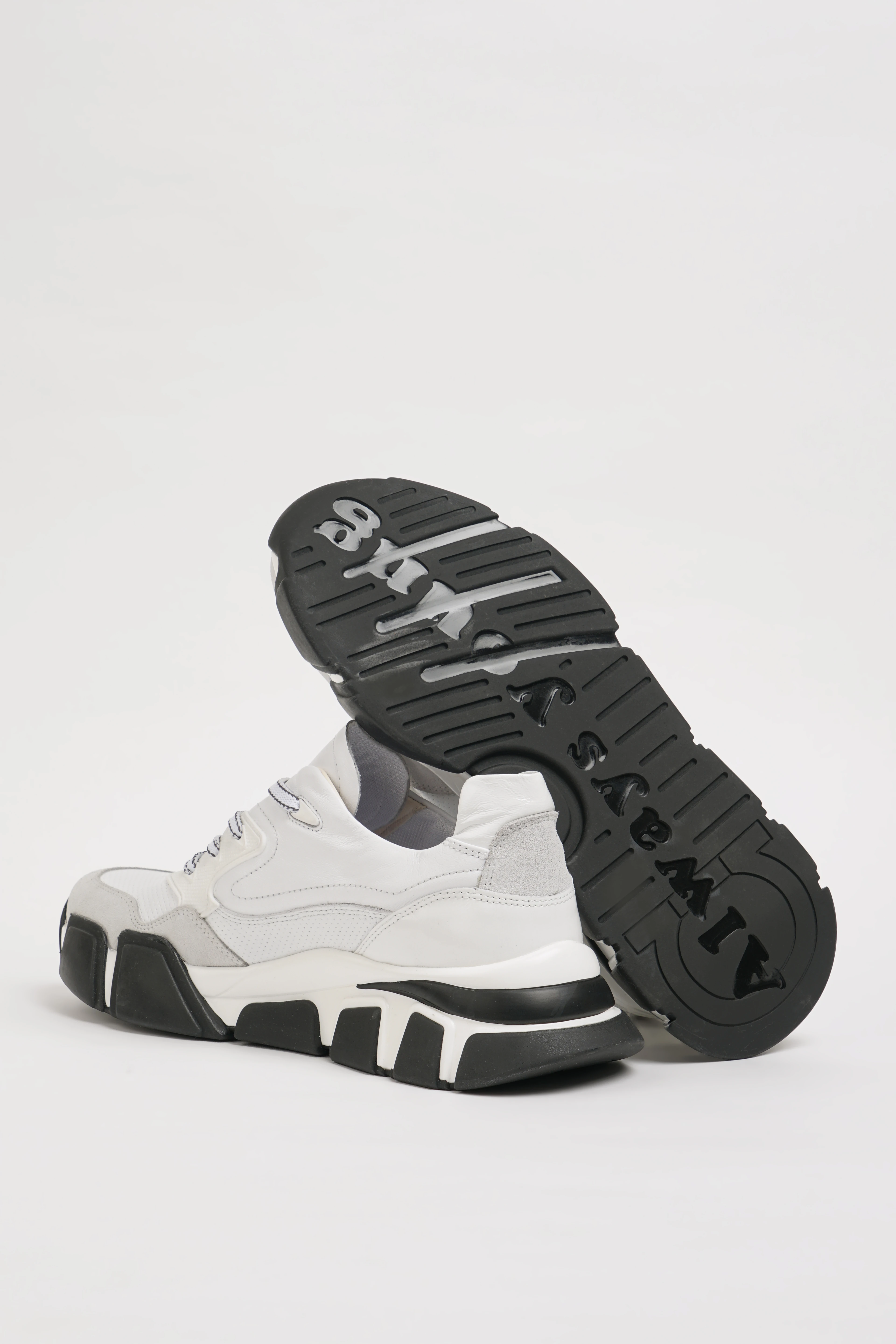 Diamond Model İthal Taban Hakiki Kombinasyonlu Deri Sneaker Ayakkabı