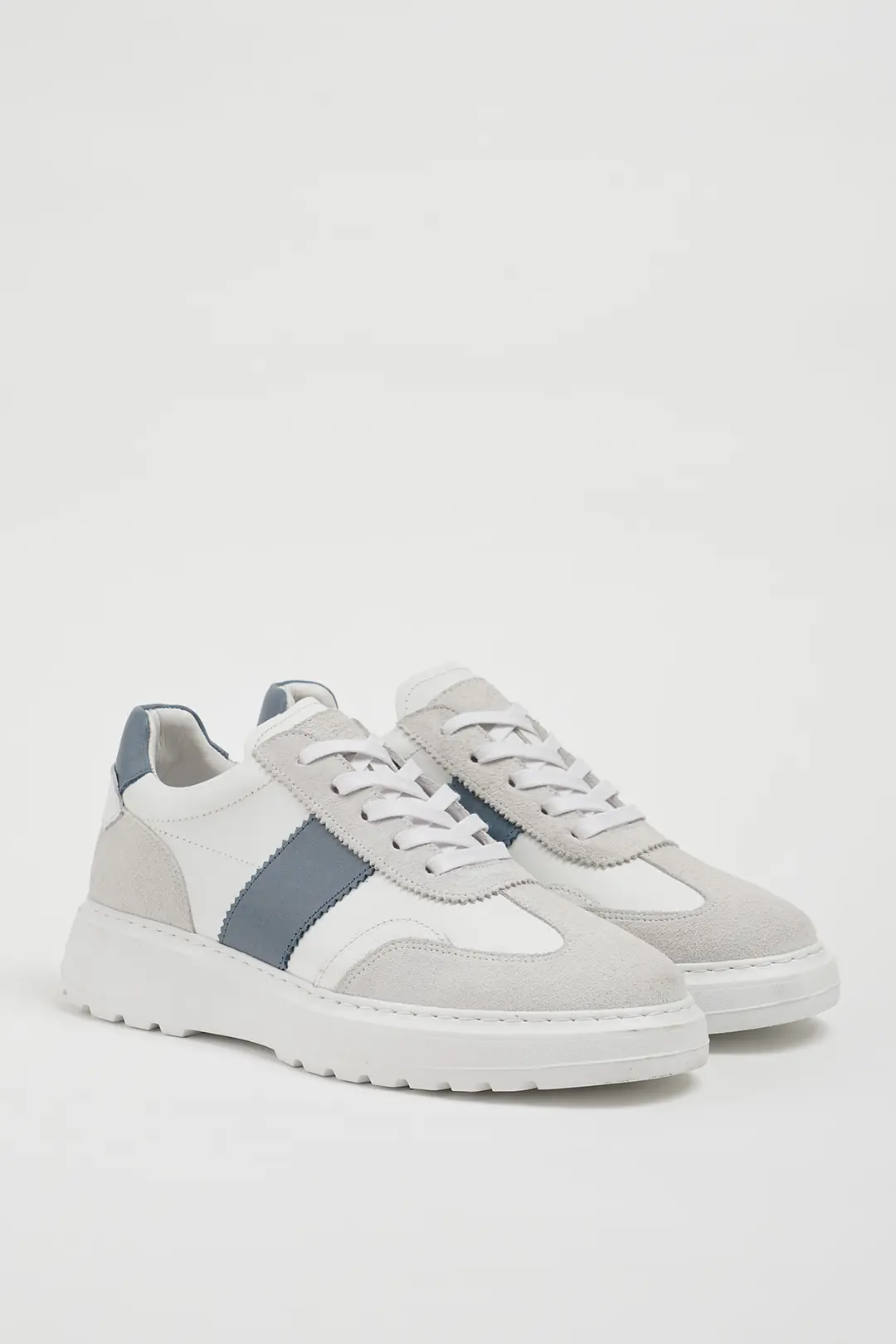 Mateo Model Hakiki Kombinasyonlu Deri Eva Taban Sneaker Ayakkabı
