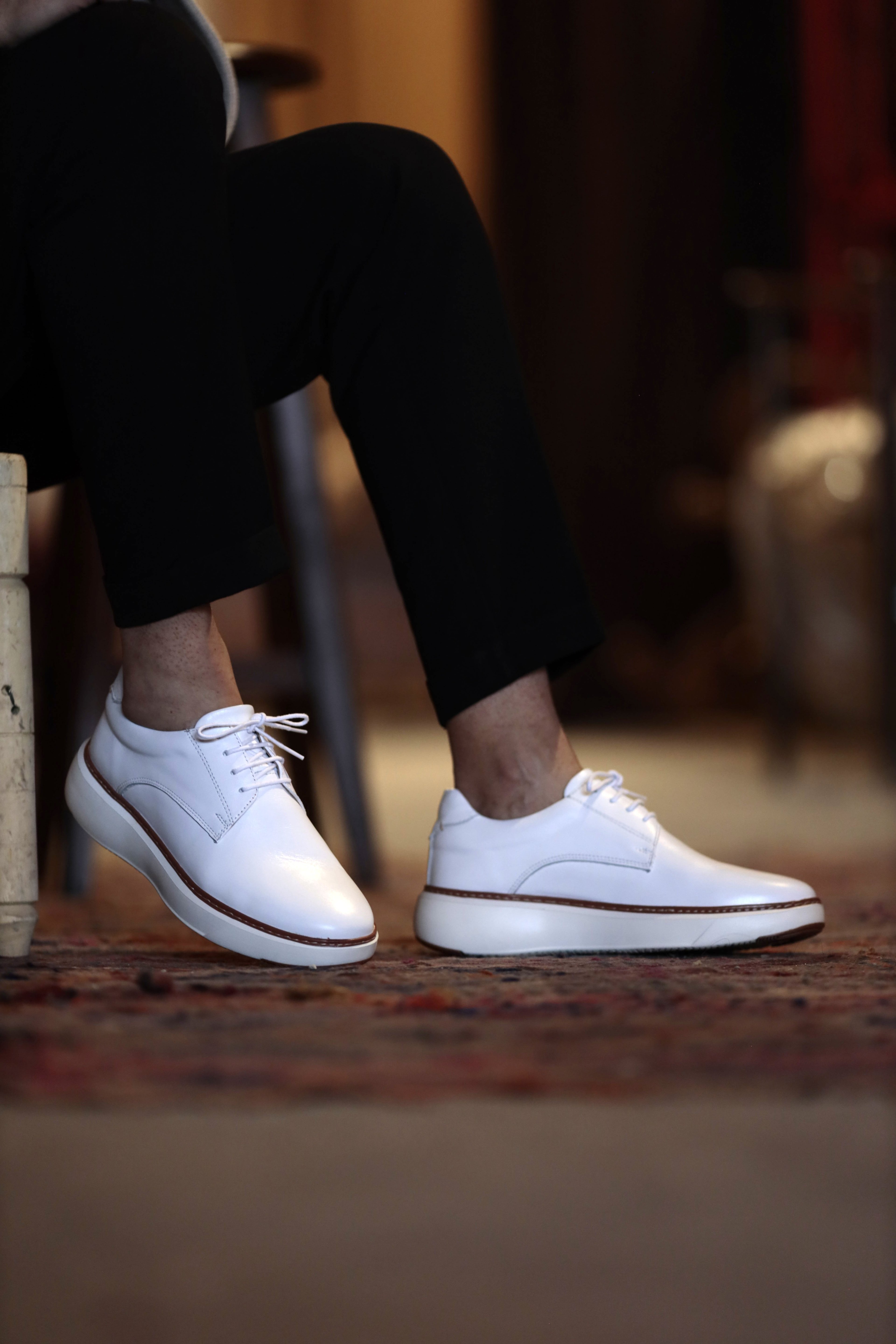 Rita Model İthal Taban Natural Deri Casual Ayakkabı