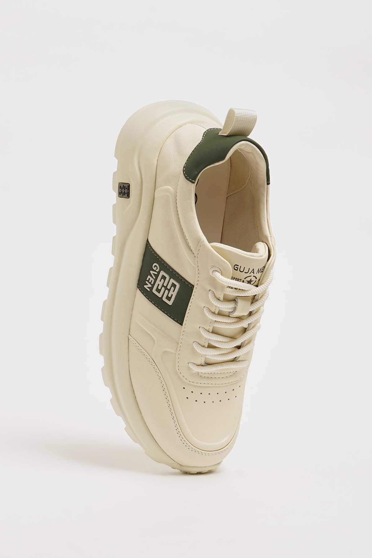 Milton Model İthal Taban Kombinasyonlu Deri Sneaker Ayakkabı