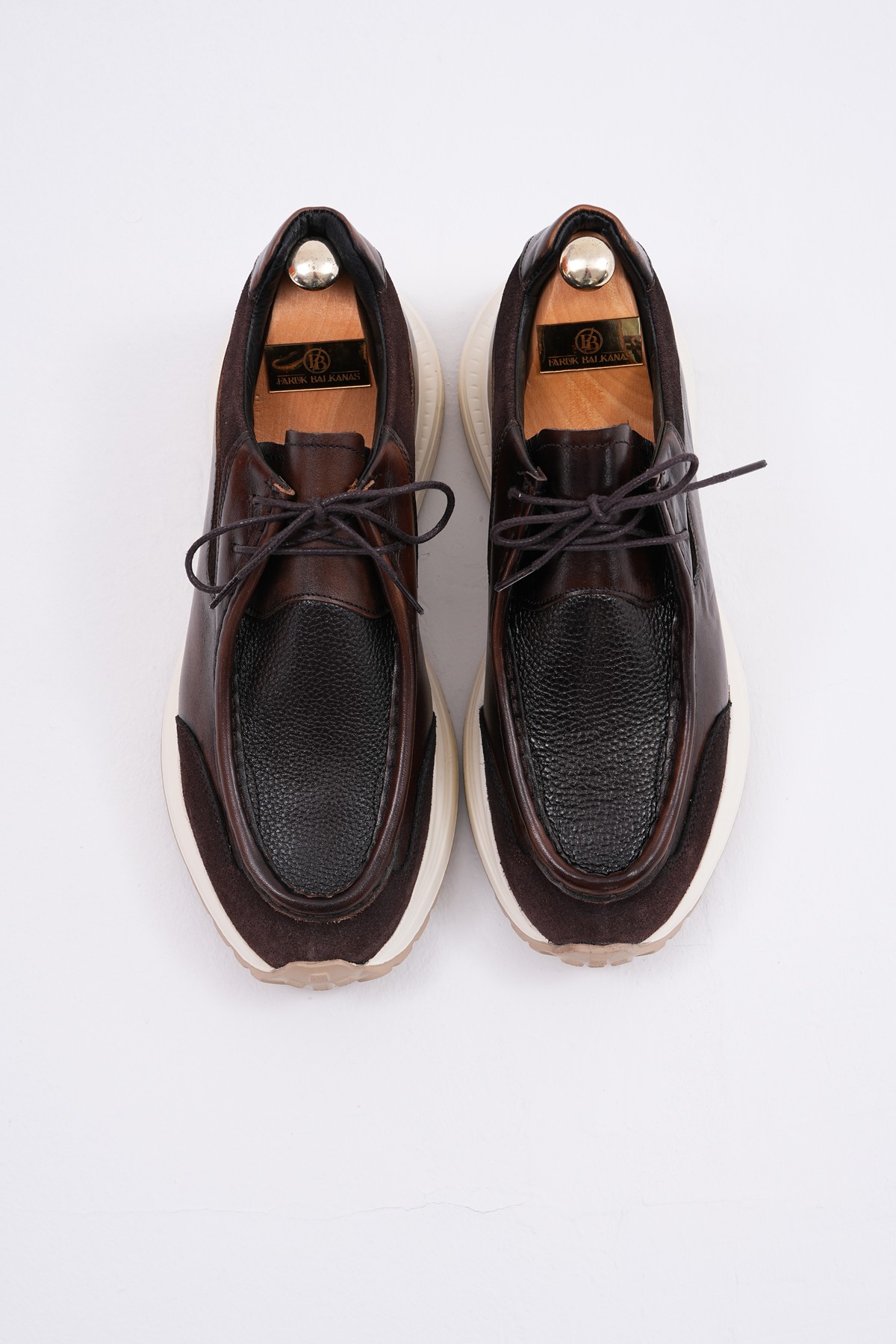 Ikon Model Hakiki Floater Deri Casual Sneakers Ayakkabı