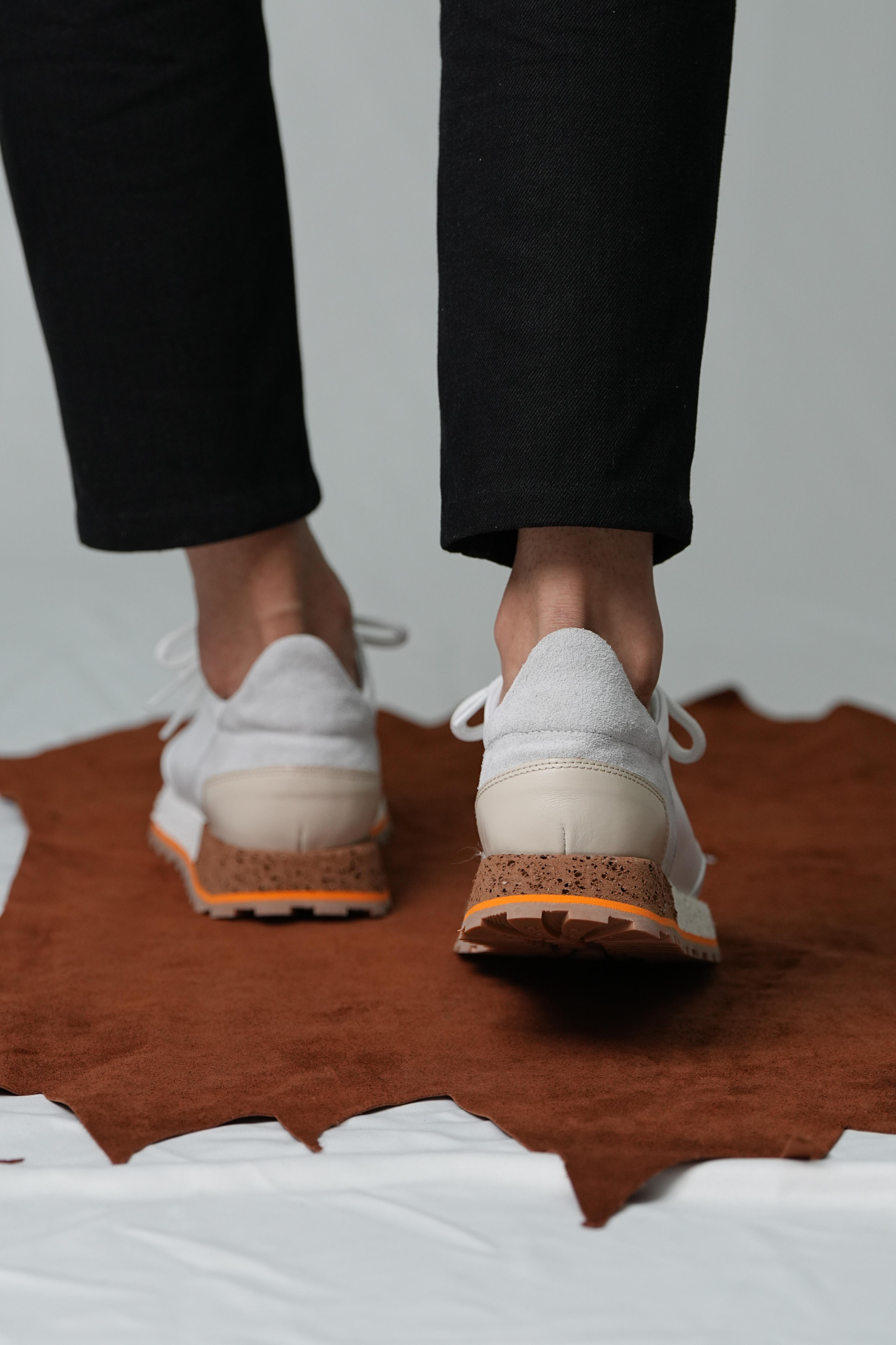 Weston Model Kombinasyonlu Deri Eva Taban Sneaker Ayakkabı