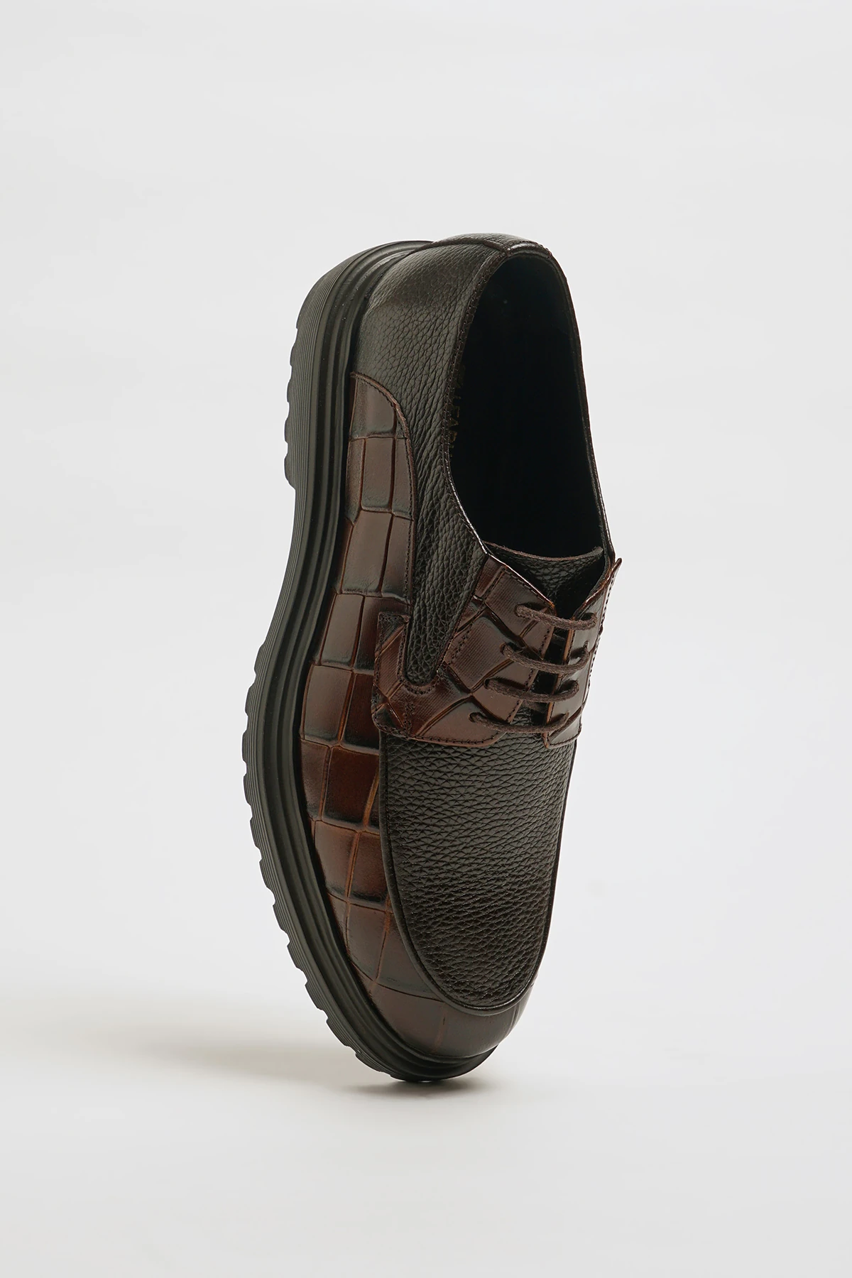 Babel Model Hakiki Floater ve Kroko Deri Eva Taban Casual Ayakkabı