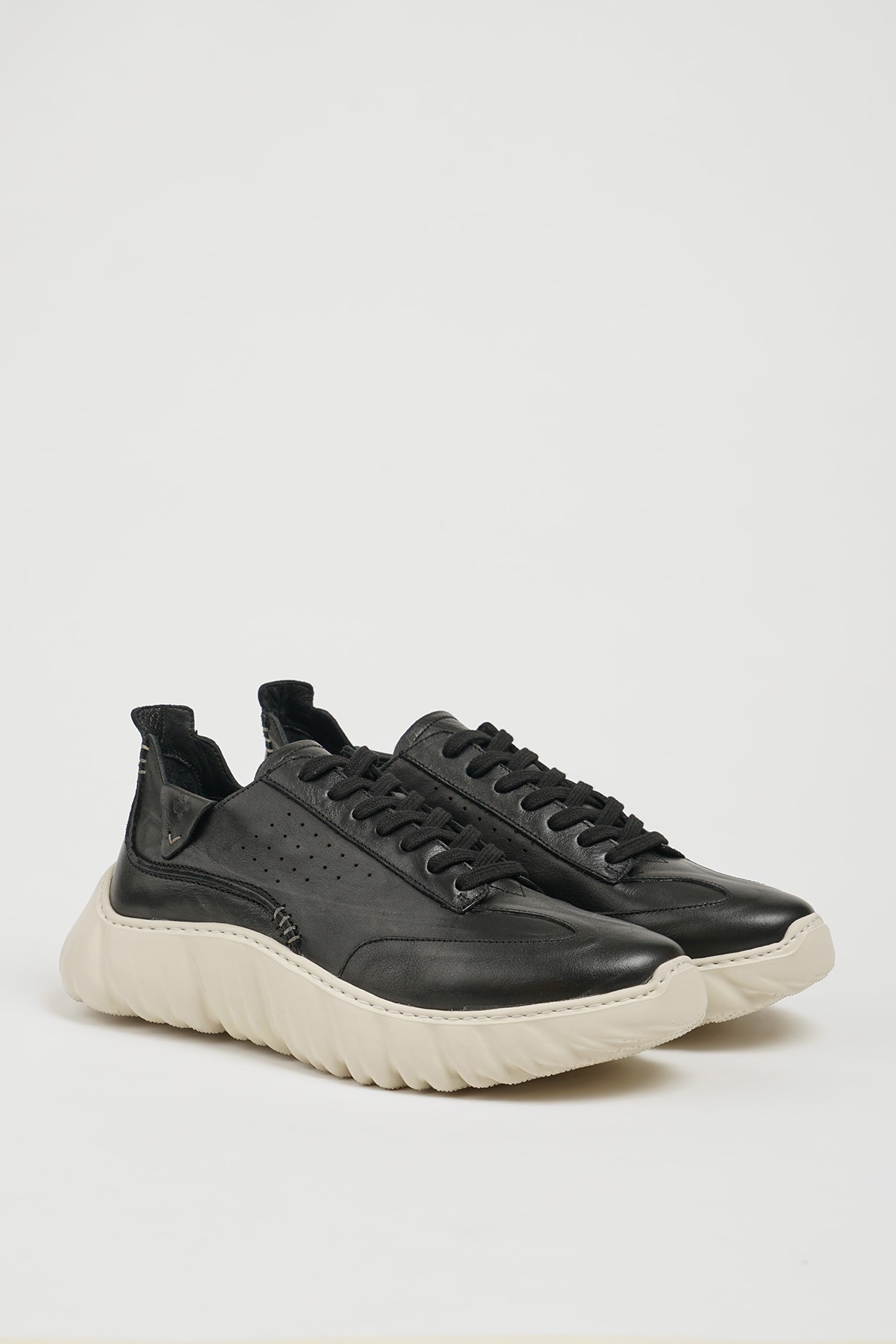 Jack Model Hakiki Natural Deri İthal Taban Sneaker Ayakkabı
