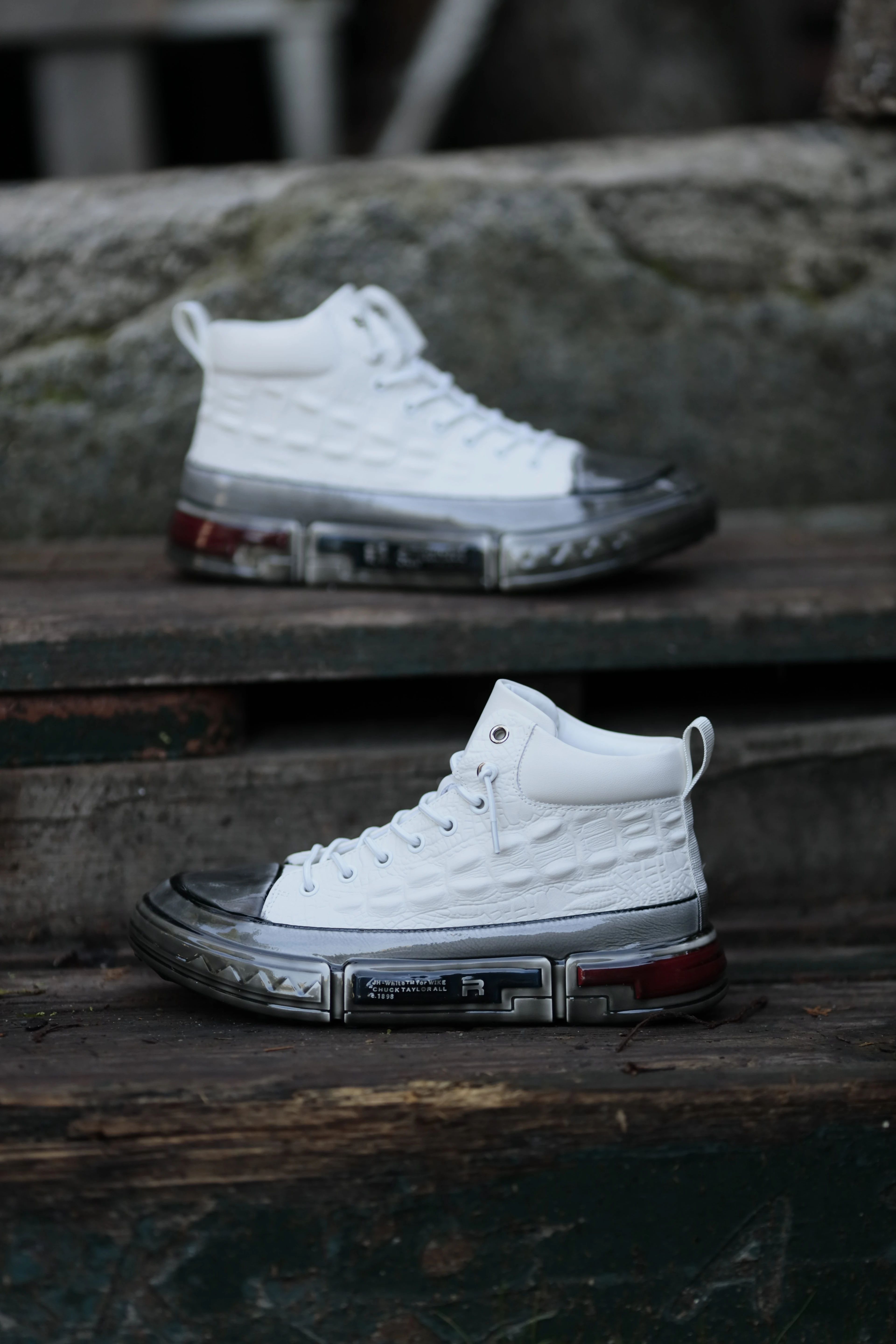 Brendon V2 Model Özel Jel Taban Kombinasyonlu Deri Bot