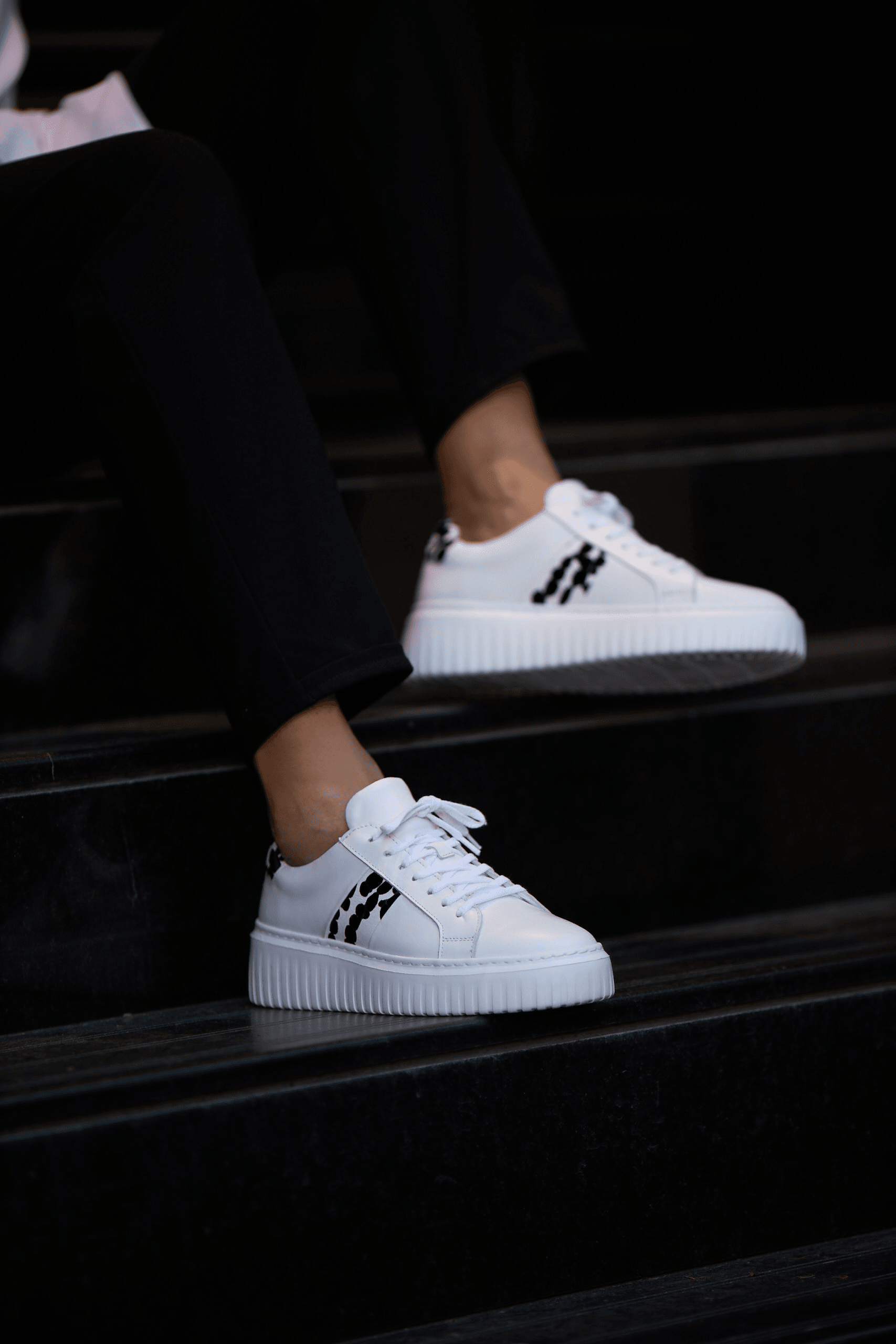 Melville Model Hakiki Deri Sneaker Ayakkabı