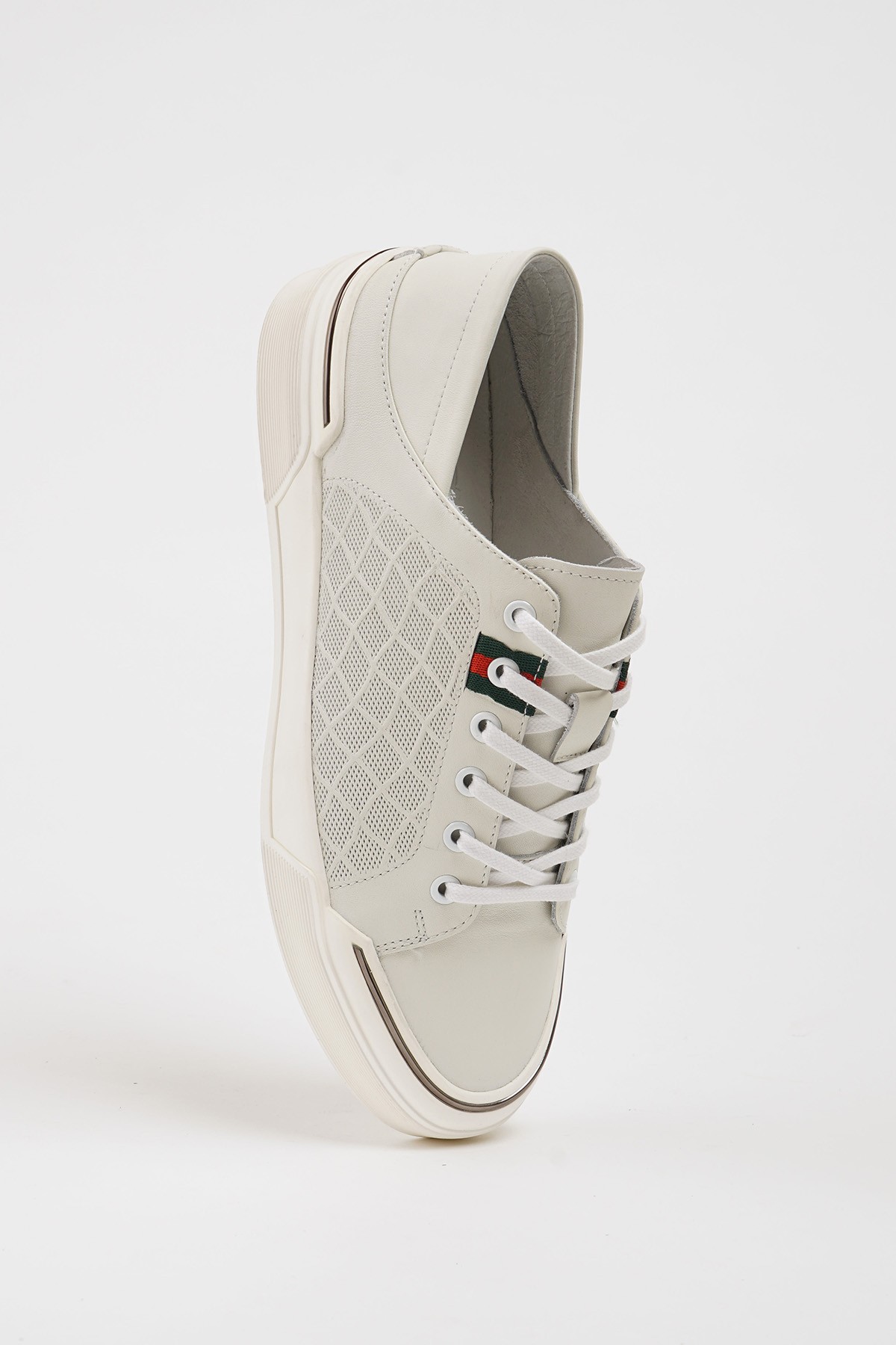 Londo Model İthal Taban Kombinasyonlu Deri Sneaker Ayakkabı
