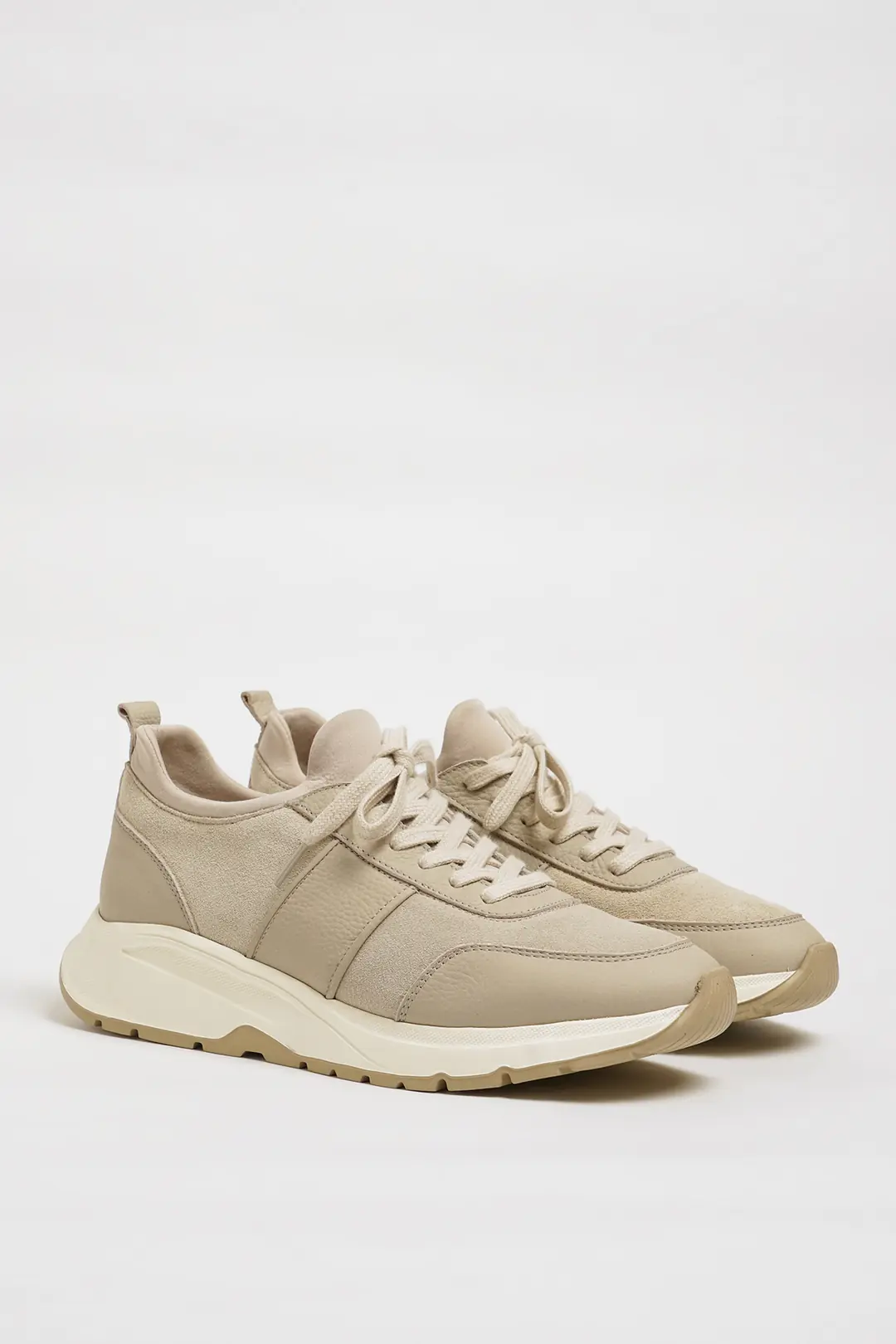 Morran Model Hakiki Kombinasyonlu Deri Sneaker Ayakkabı