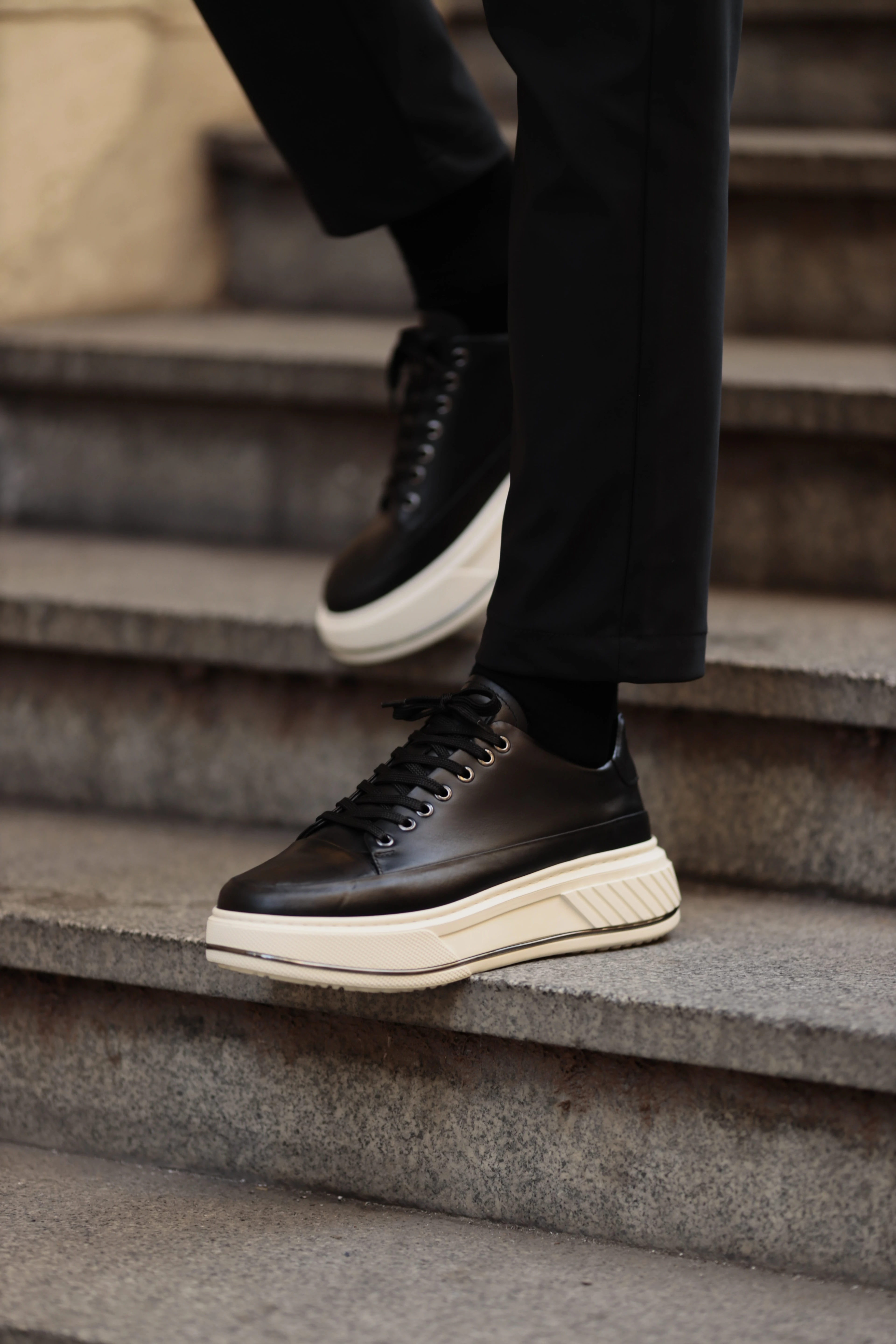 Sebastian Model İthal Taban Hakiki Deri Sneaker Ayakkabı