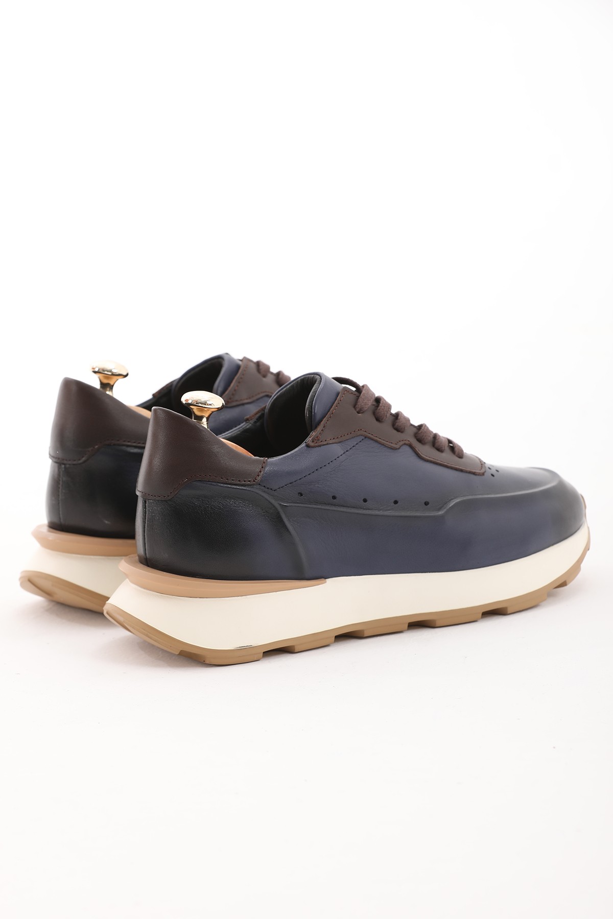 Venüs Model Silikon Taban Hakiki Deri Erkek Sneakers Ayakkabı