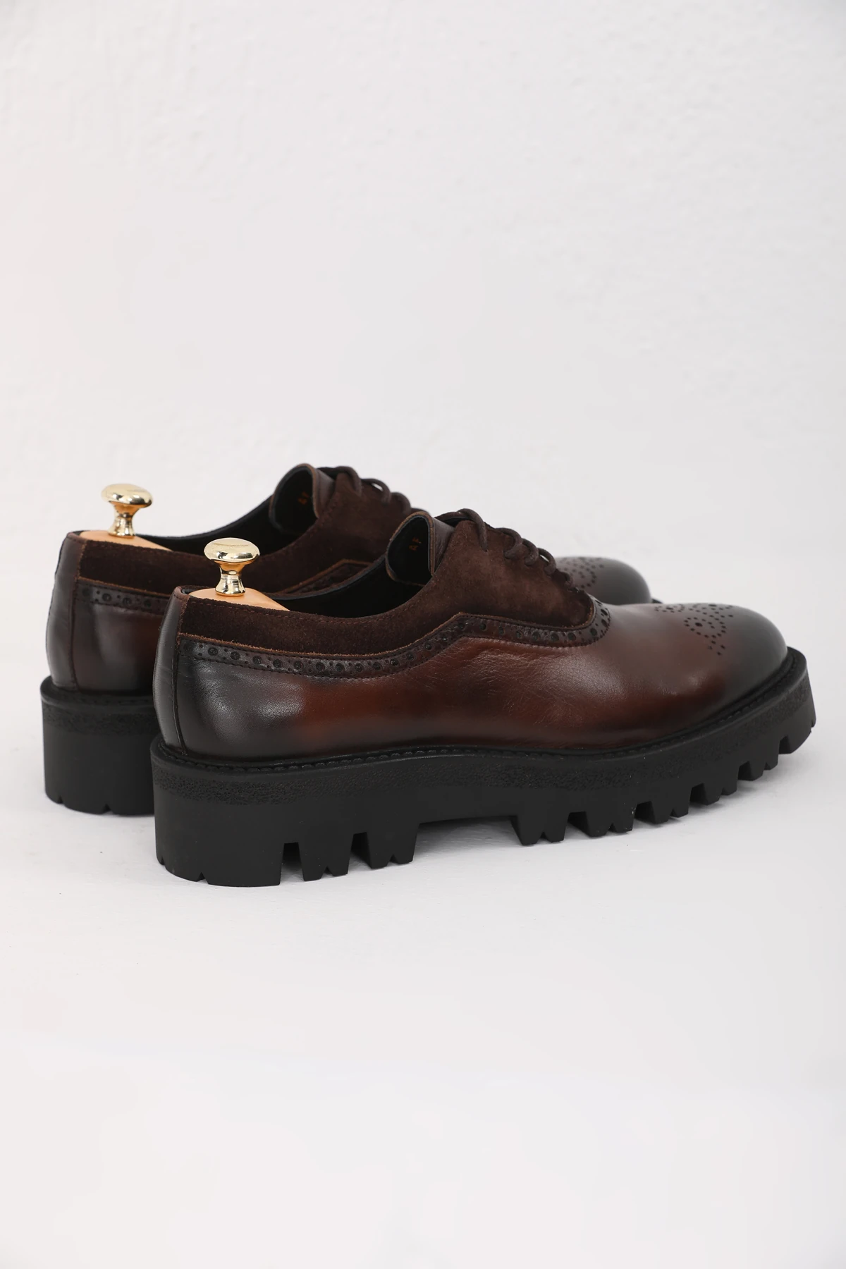 Sanford Model Kombinasyonlu Deri Eva Taban Casual Ayakkabı