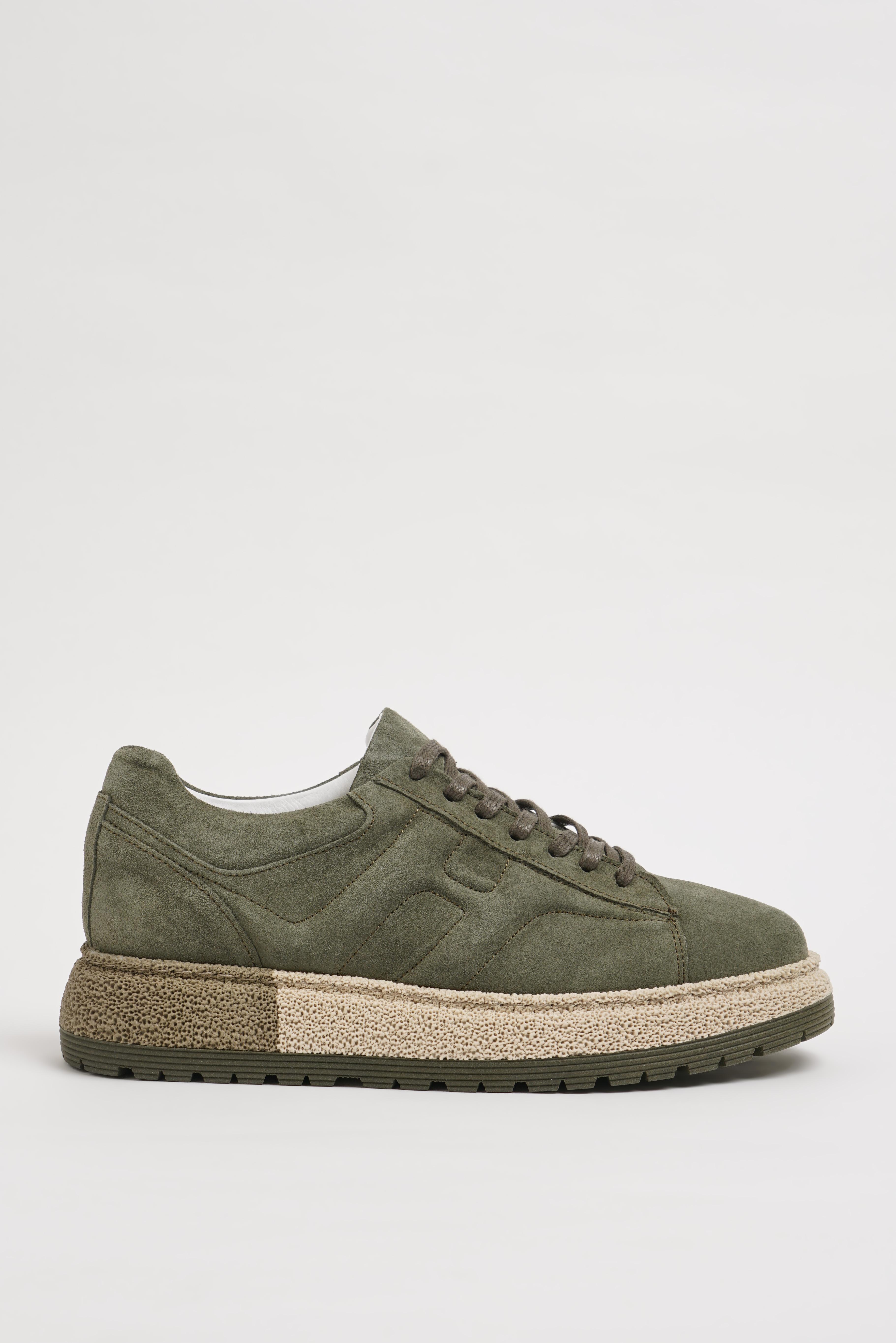 Holly Model Kombinasyonlu Deri İthal Taban Sneaker Ayakkabı