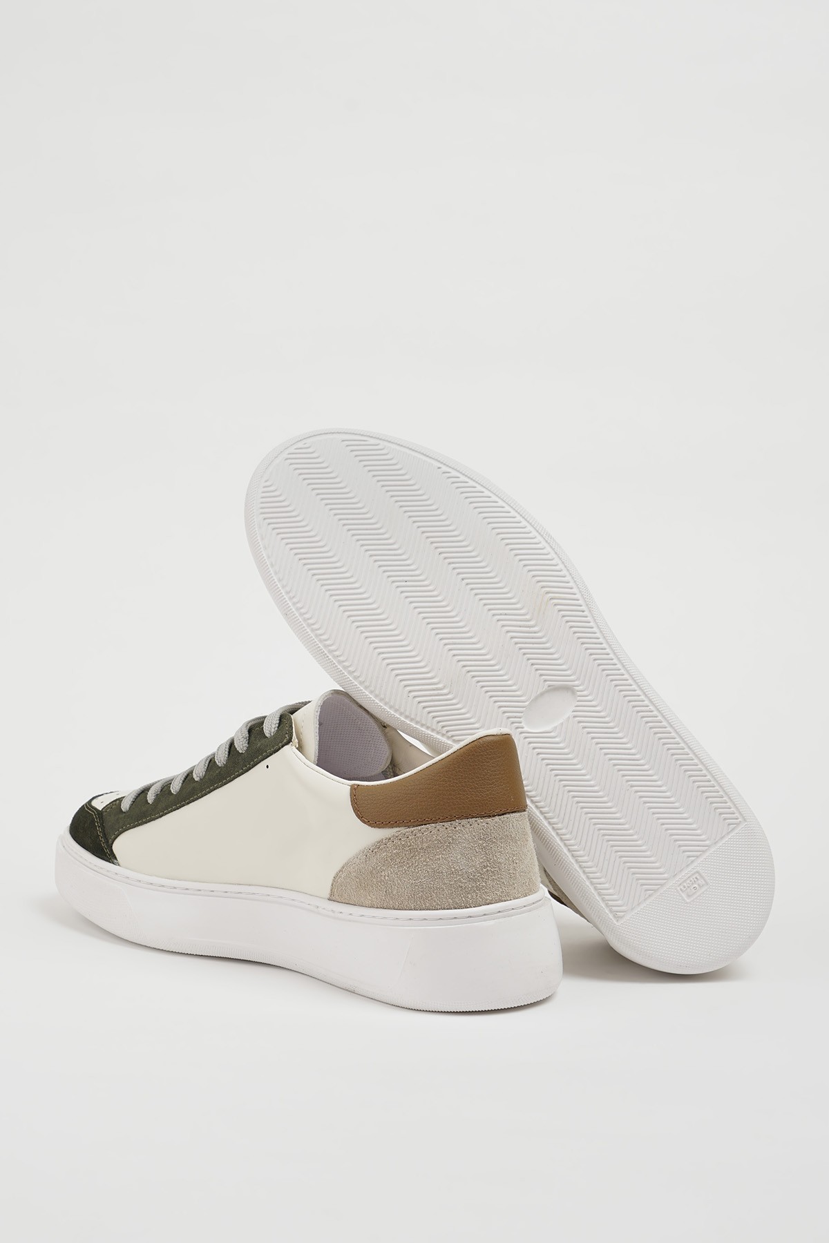 Berry Model Hakiki Kombinasyonlu Deri İthal Taban Sneaker Ayakkabı