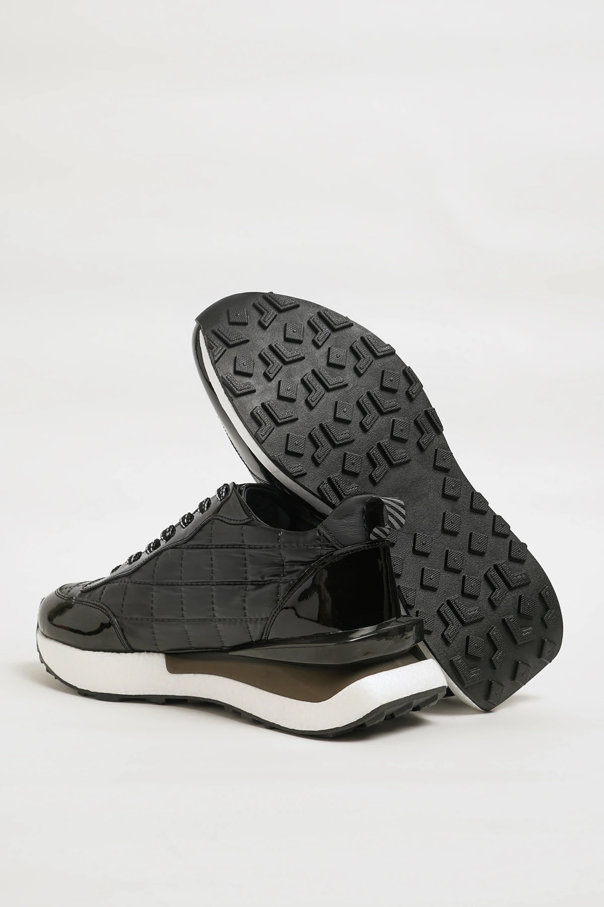 Viego Model Kombinasyonlu Natural Deri Sneaker Ayakkabı