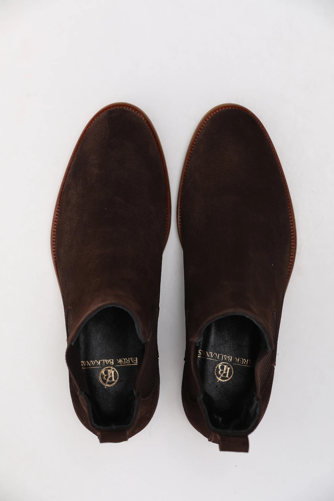 Romeo Model Süet Deri Enjeksiyon Taban Chelsea Bot - KAHVERENGİ