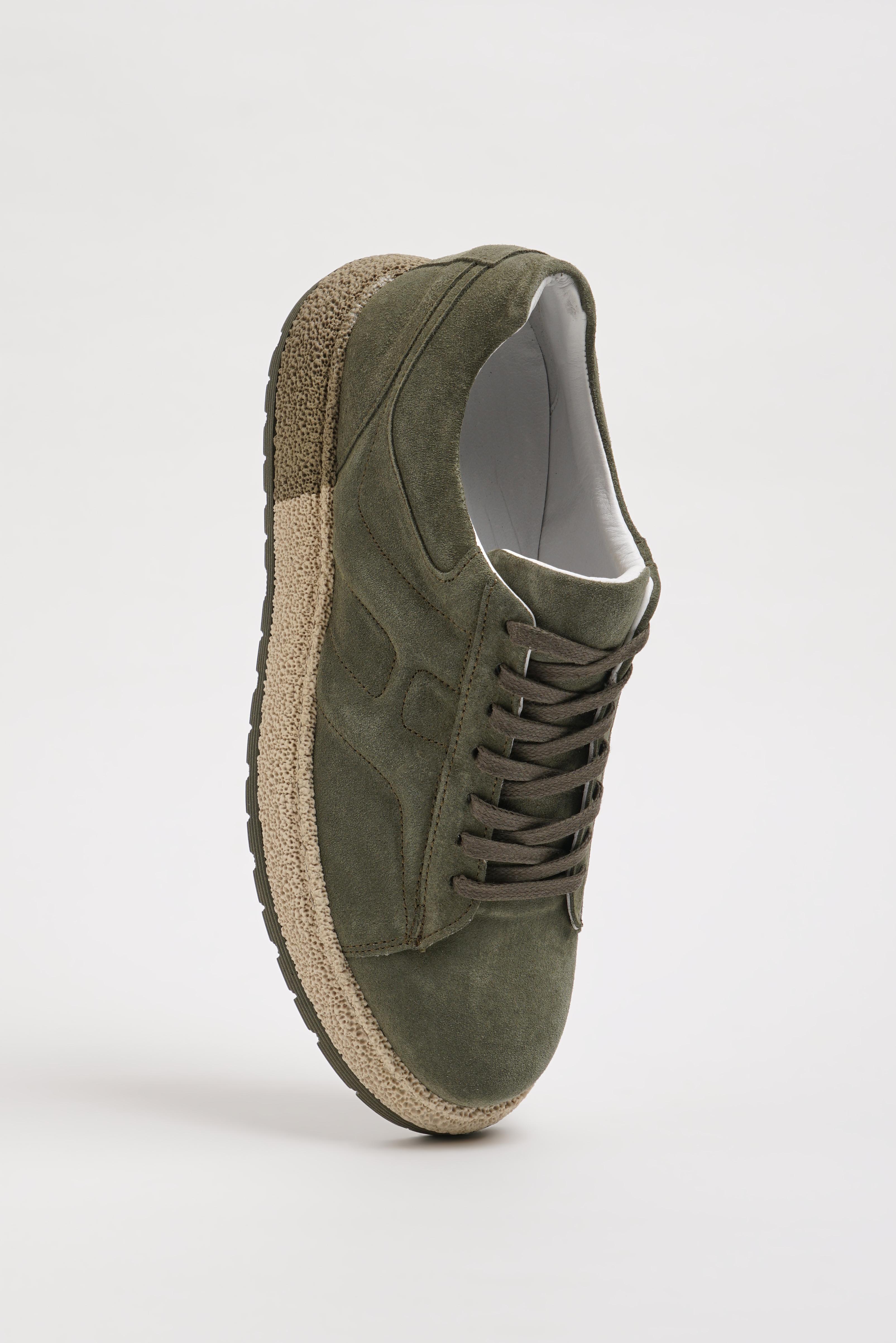 Holly Model Kombinasyonlu Deri İthal Taban Sneaker Ayakkabı