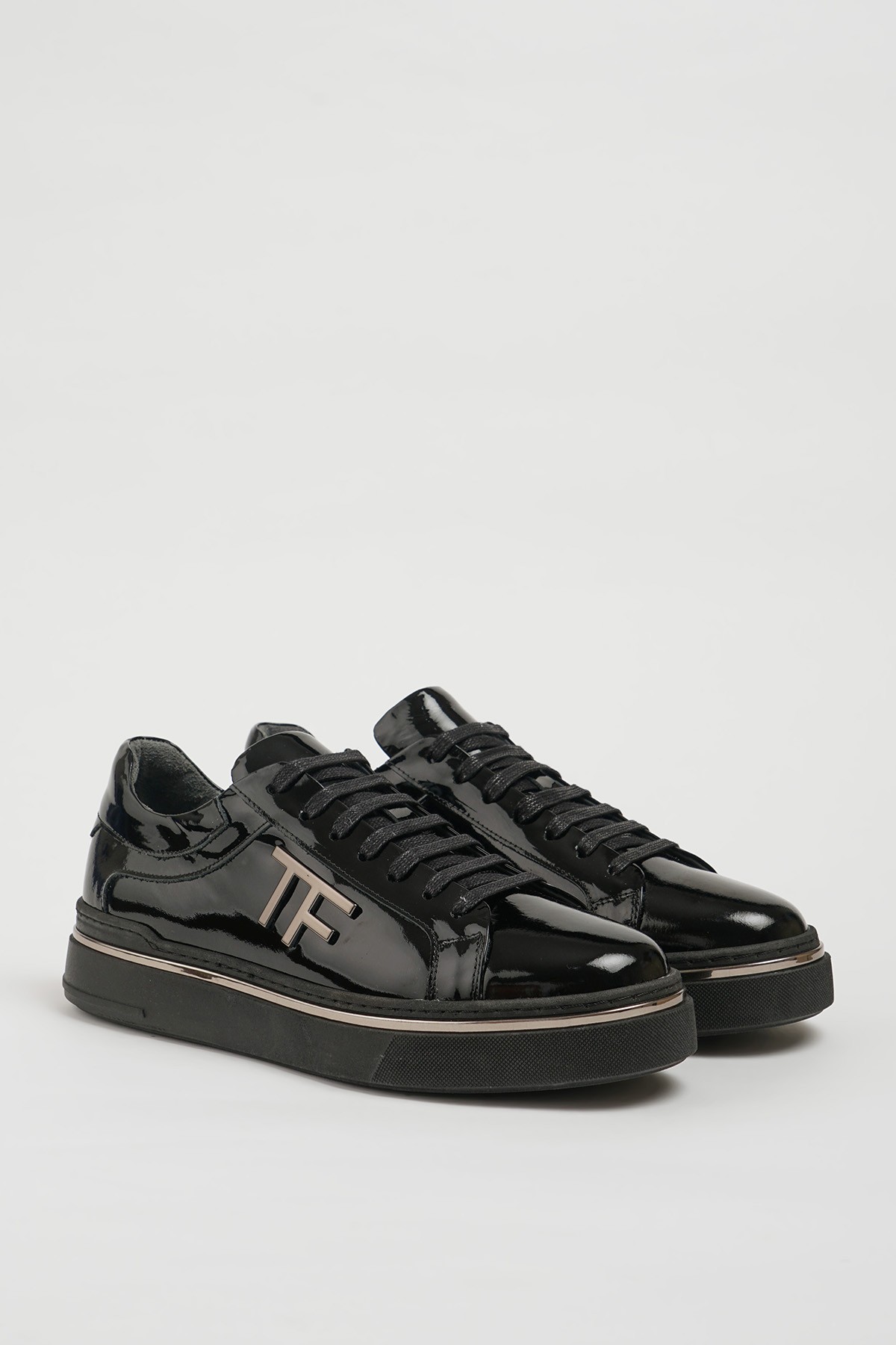 Titanik Model Hakiki Natural Deri İthal Taban Sneaker Ayakkabı - SİYAH
