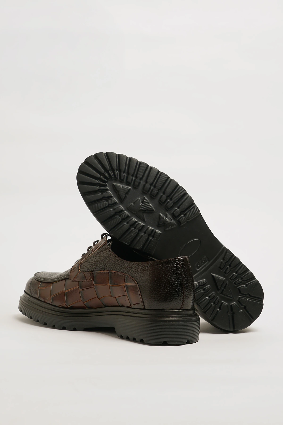 Babel Model Hakiki Floater ve Kroko Deri Eva Taban Casual Ayakkabı