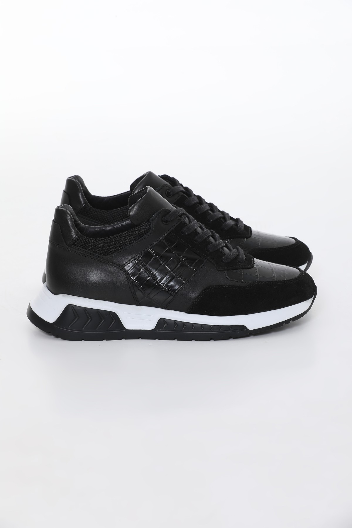 EVA SOLE CROCO LEATHER SNEAKER SHOES 