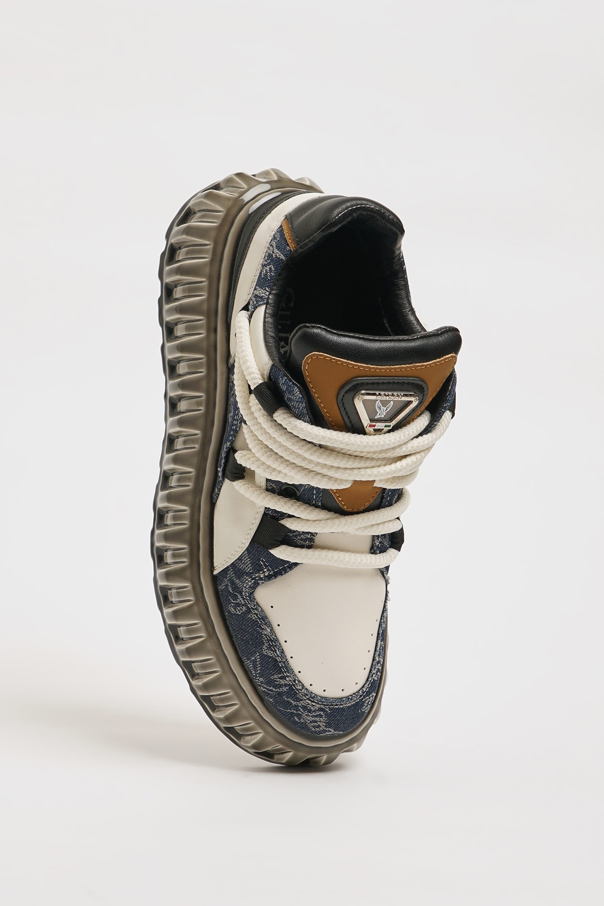 Hernan Model İthal Taban Kombinasyonlu Deri Sneaker Ayakkabı