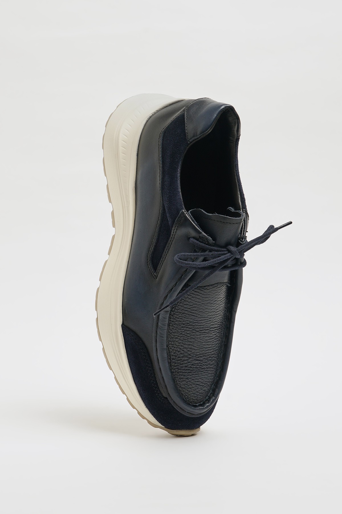 Ikon Model Hakiki Floater Deri Casual Sneakers Ayakkabı