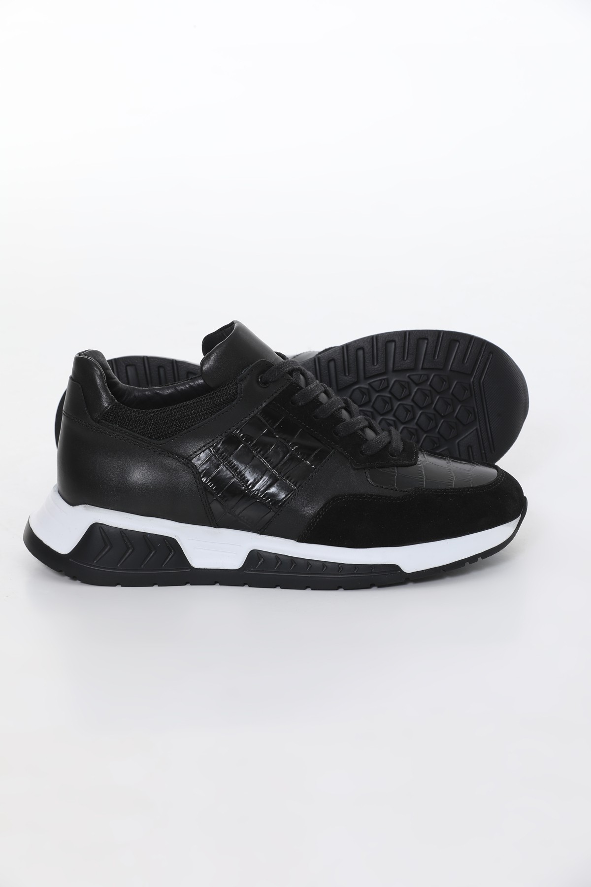 EVA SOLE CROCO LEATHER SNEAKER SHOES 