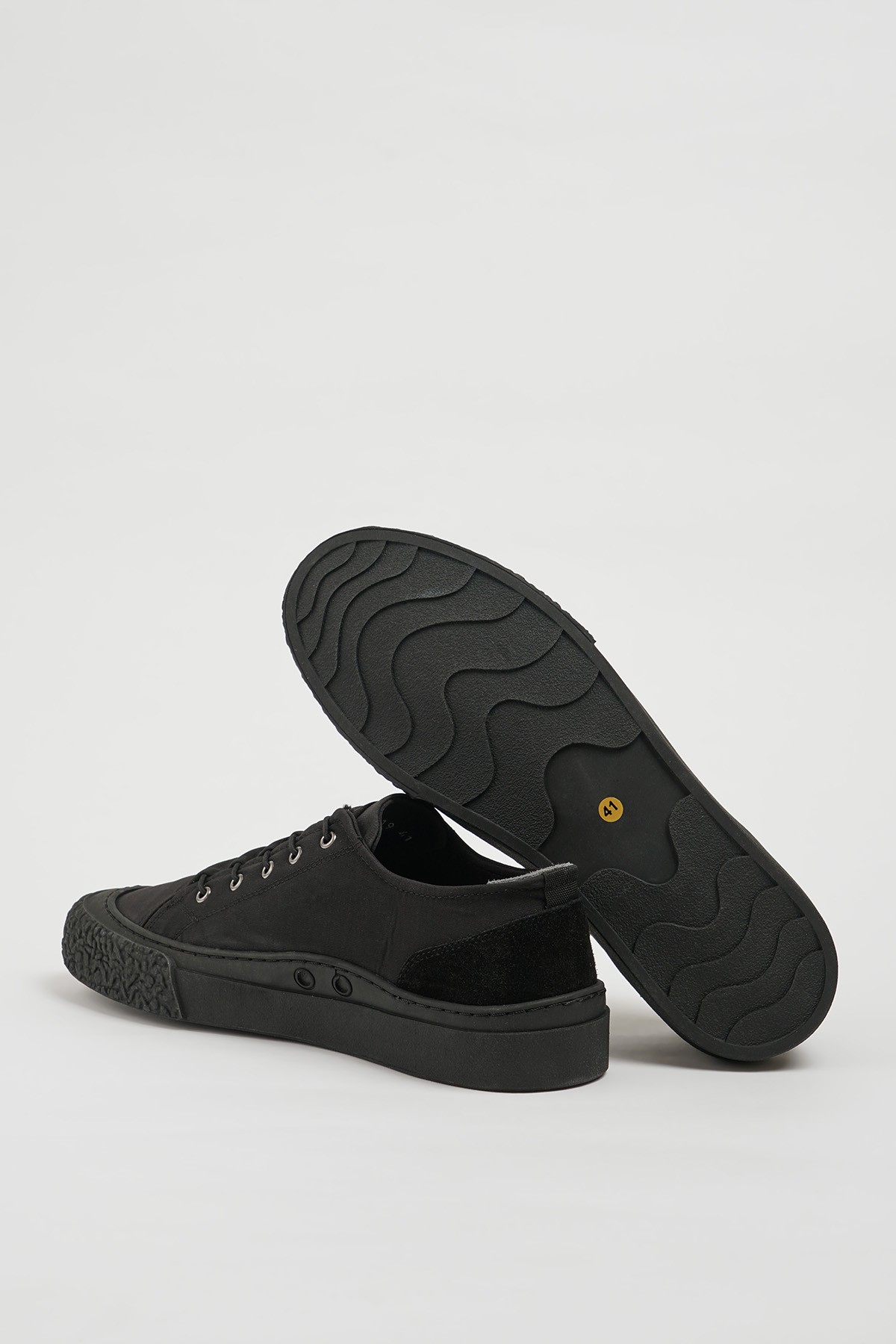 Mars Model Hakiki Kombinasyonlu Deri İthal Taban Sneaker Ayakkabı - SİYAH