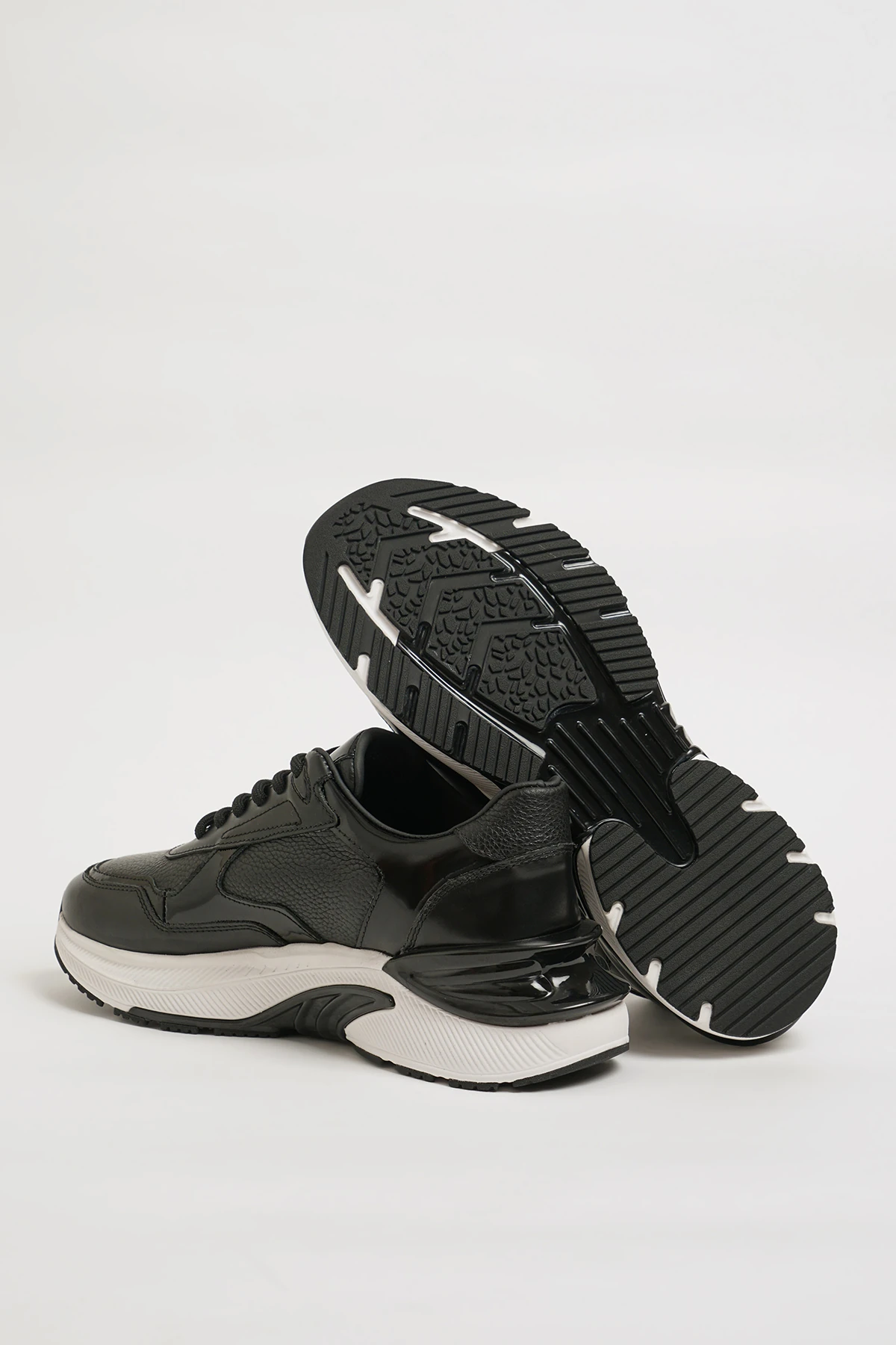 Sandigo Model İthal Taban Natural Deri Sneaker Ayakkabı