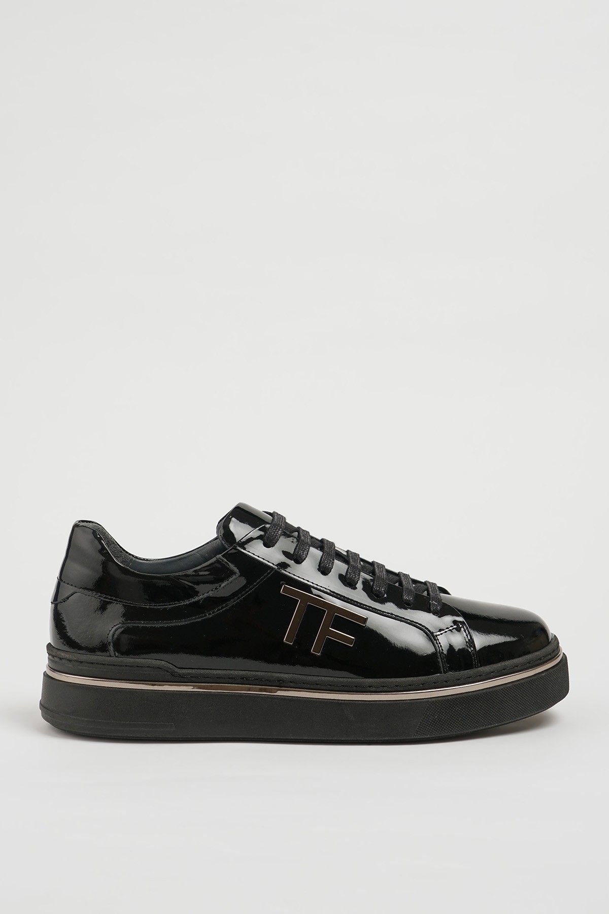 Titanik Model Hakiki Natural Deri İthal Taban Sneaker Ayakkabı - SİYAH