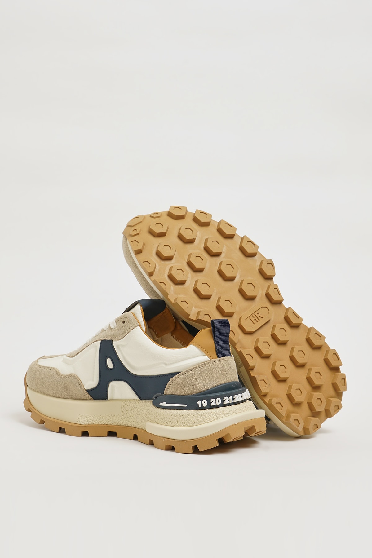 Oswin Model İthal Taban Kombinasyonlu Deri Sneaker Ayakkabı