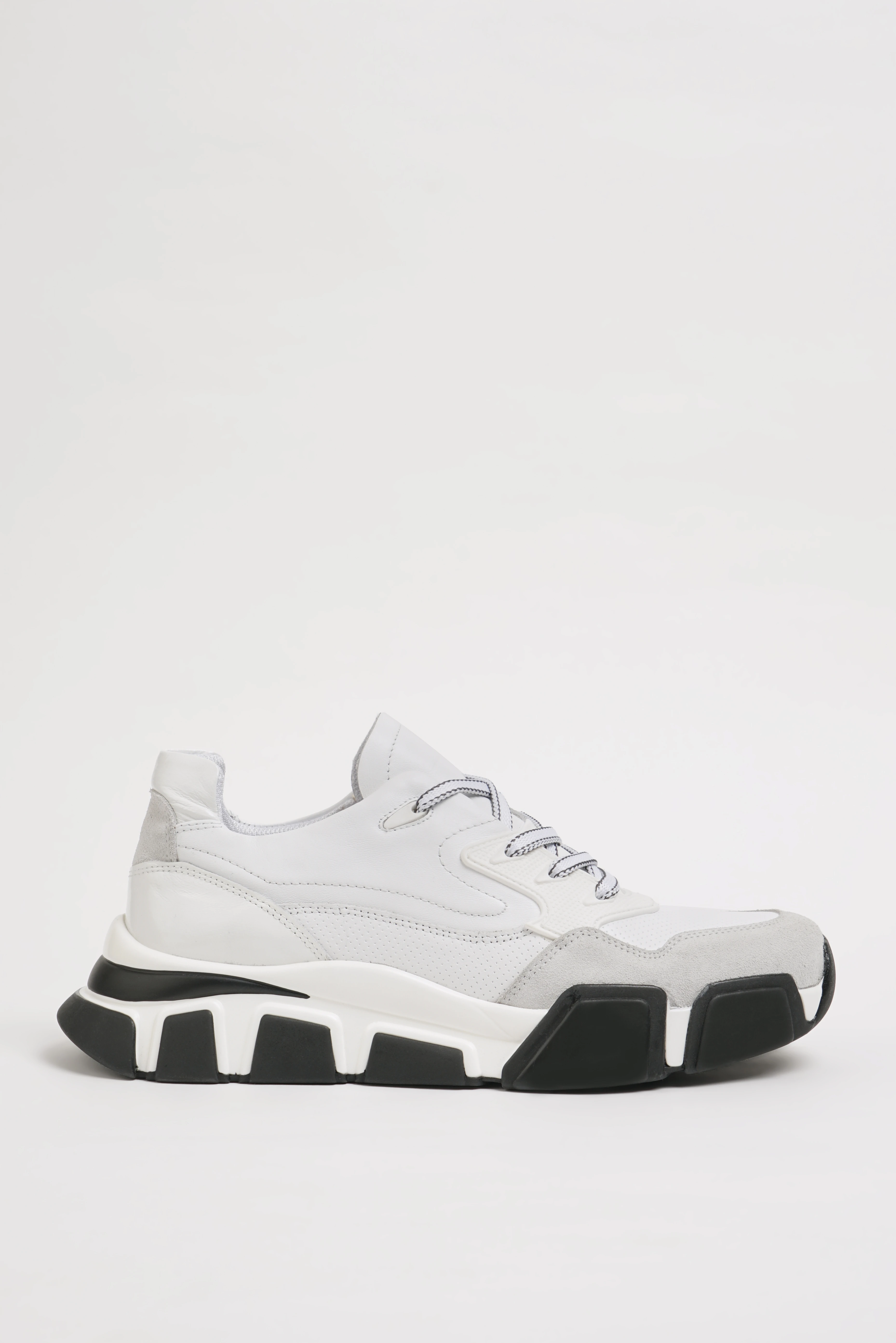 Diamond Model İthal Taban Hakiki Kombinasyonlu Deri Sneaker Ayakkabı