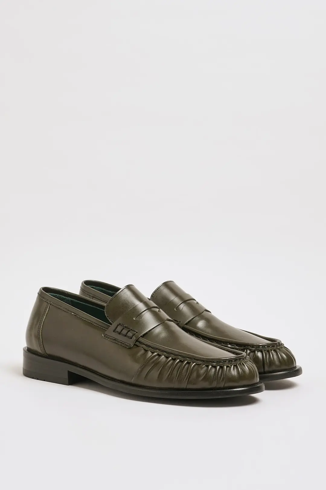 Amory Model Hakiki Natural Deri Neolitik Taban Loafer Ayakkabı
