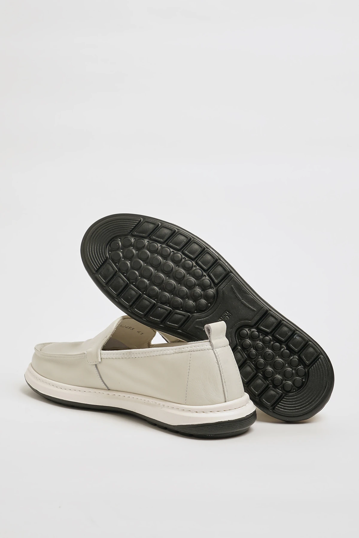 Toros Model Eva Taban Hakiki Natural Deri Casual Ayakkabı