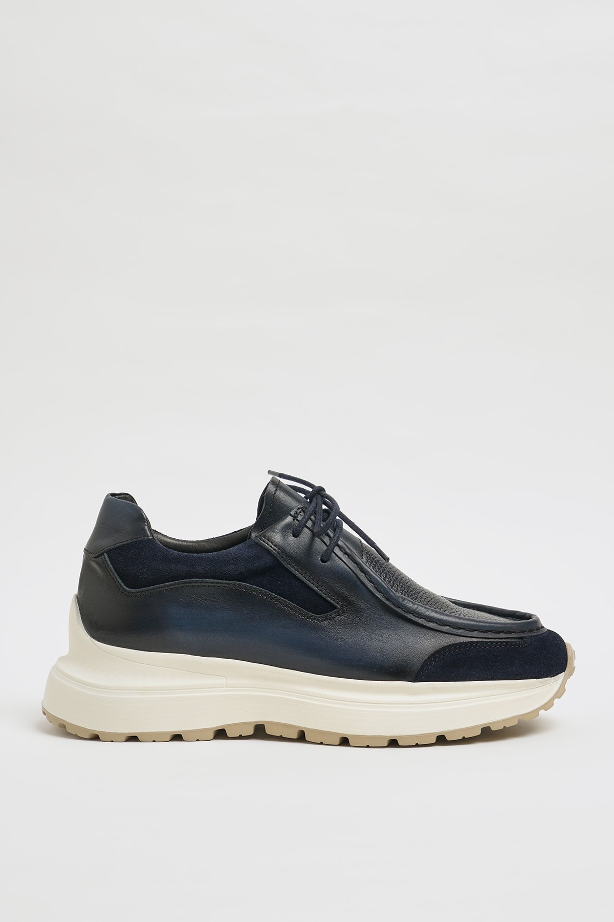 Ikon Model Hakiki Floater Deri Casual Sneakers Ayakkabı