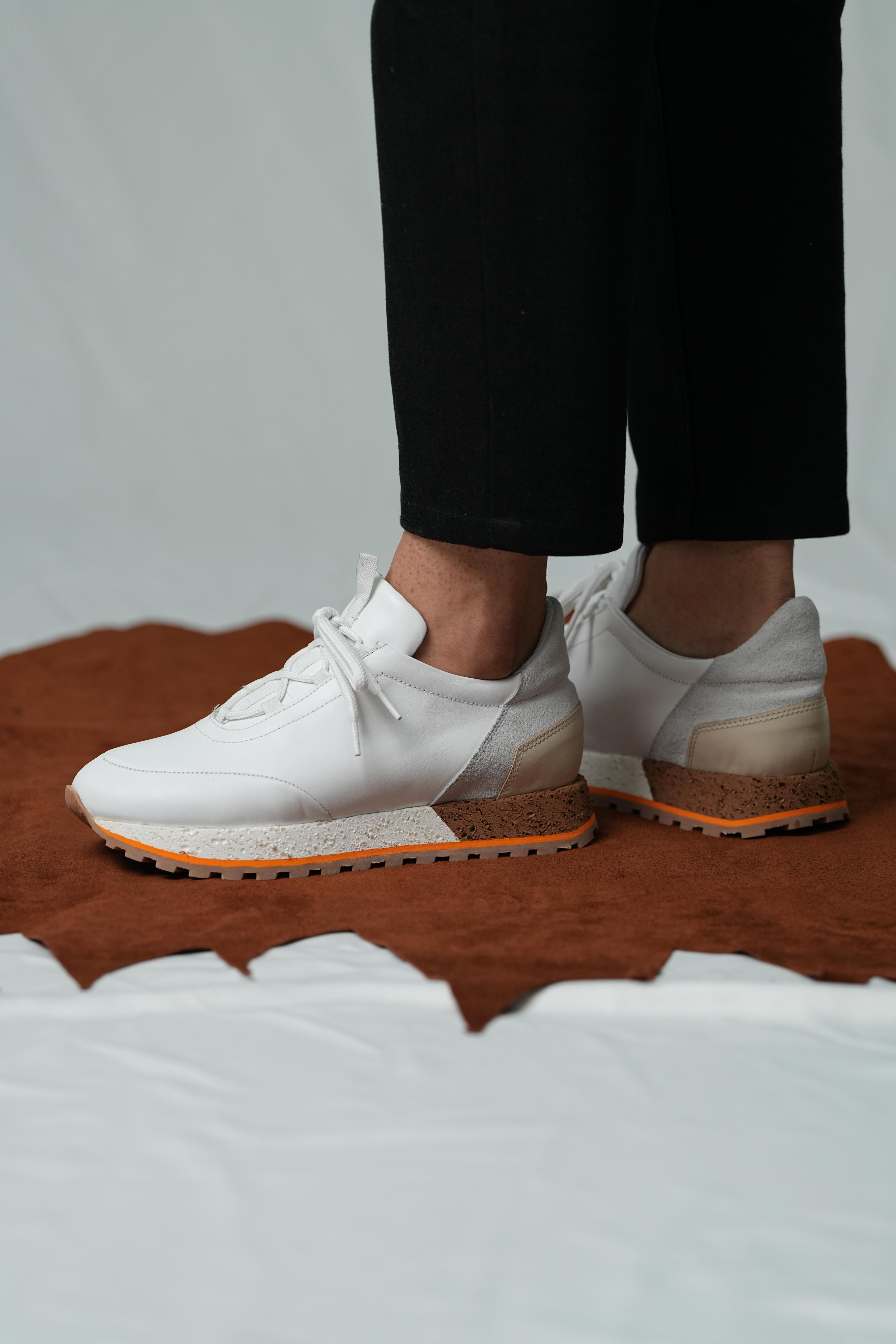 Weston Model Kombinasyonlu Deri Eva Taban Sneaker Ayakkabı
